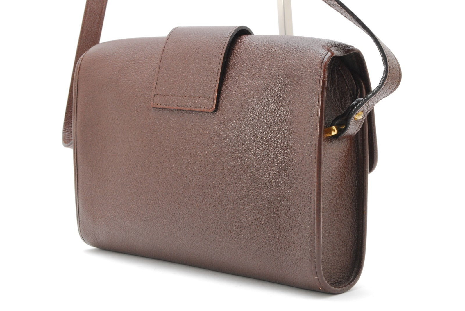 Saint Laurent Vintage Leather Shoulder Cross Body Bag - Brown, Leather