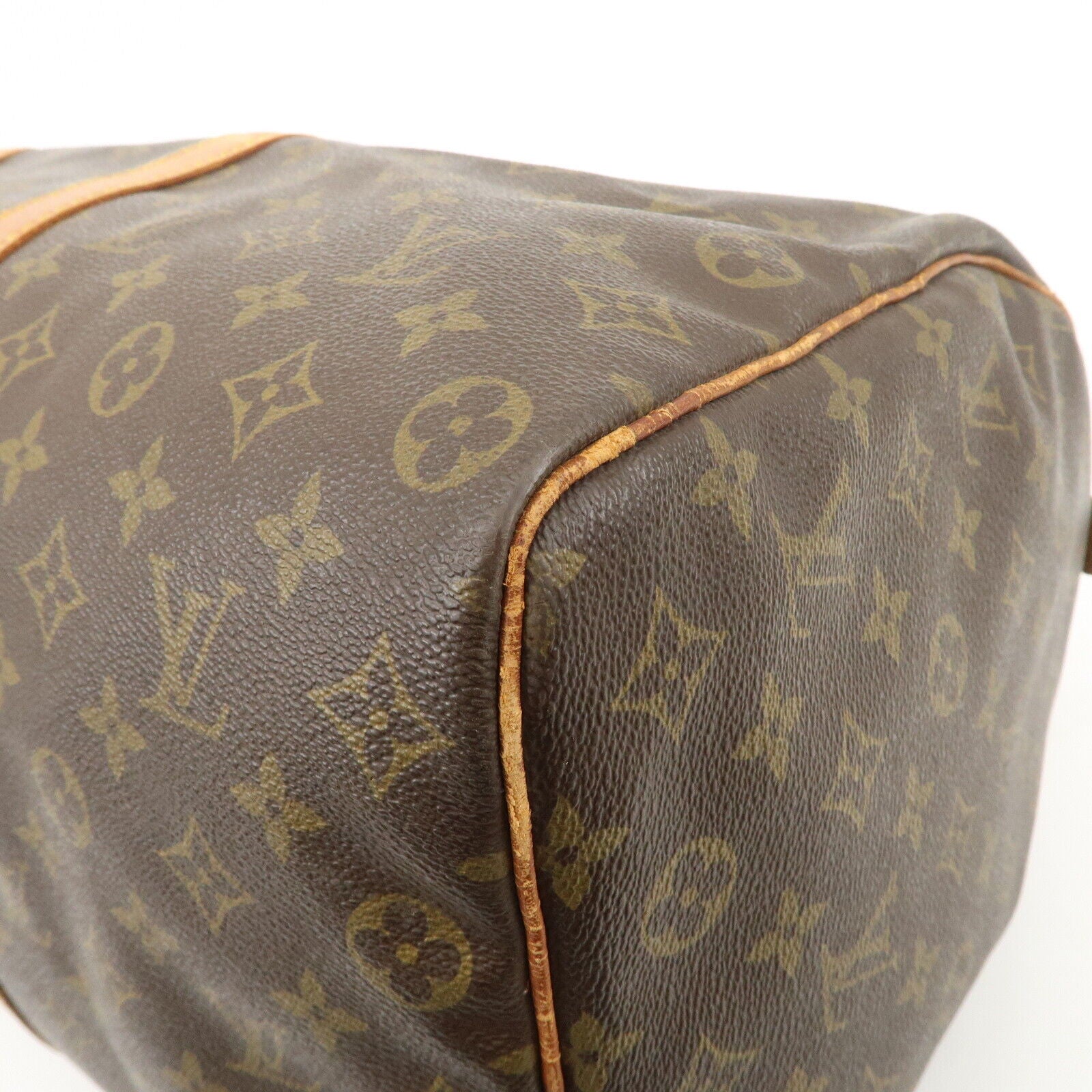 Louis Vuitton Monogram Keep All 50 Boston Bag - Brown, Monogram Canvas, Nume Leather