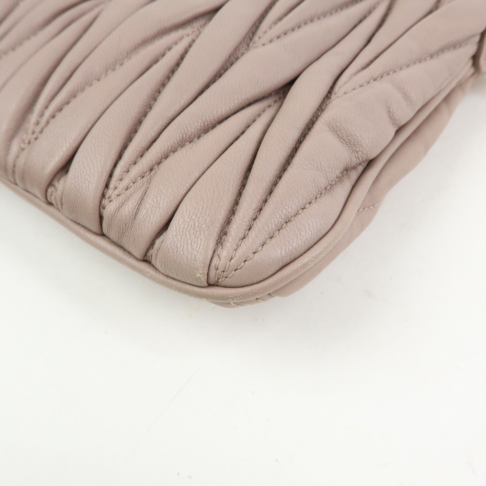 Miu Miu Handbag - Pink Beige, Nappa Leather