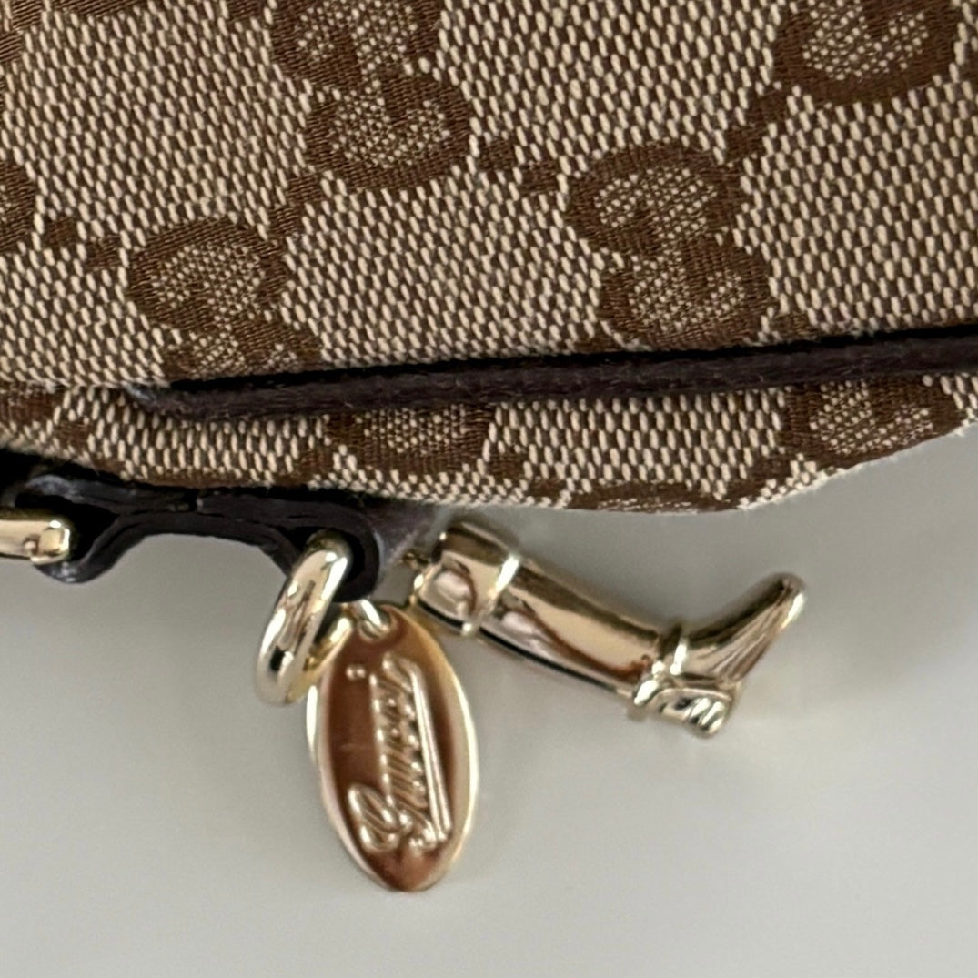 Gucci GG SHW Shoulder Bag Canvas Brown