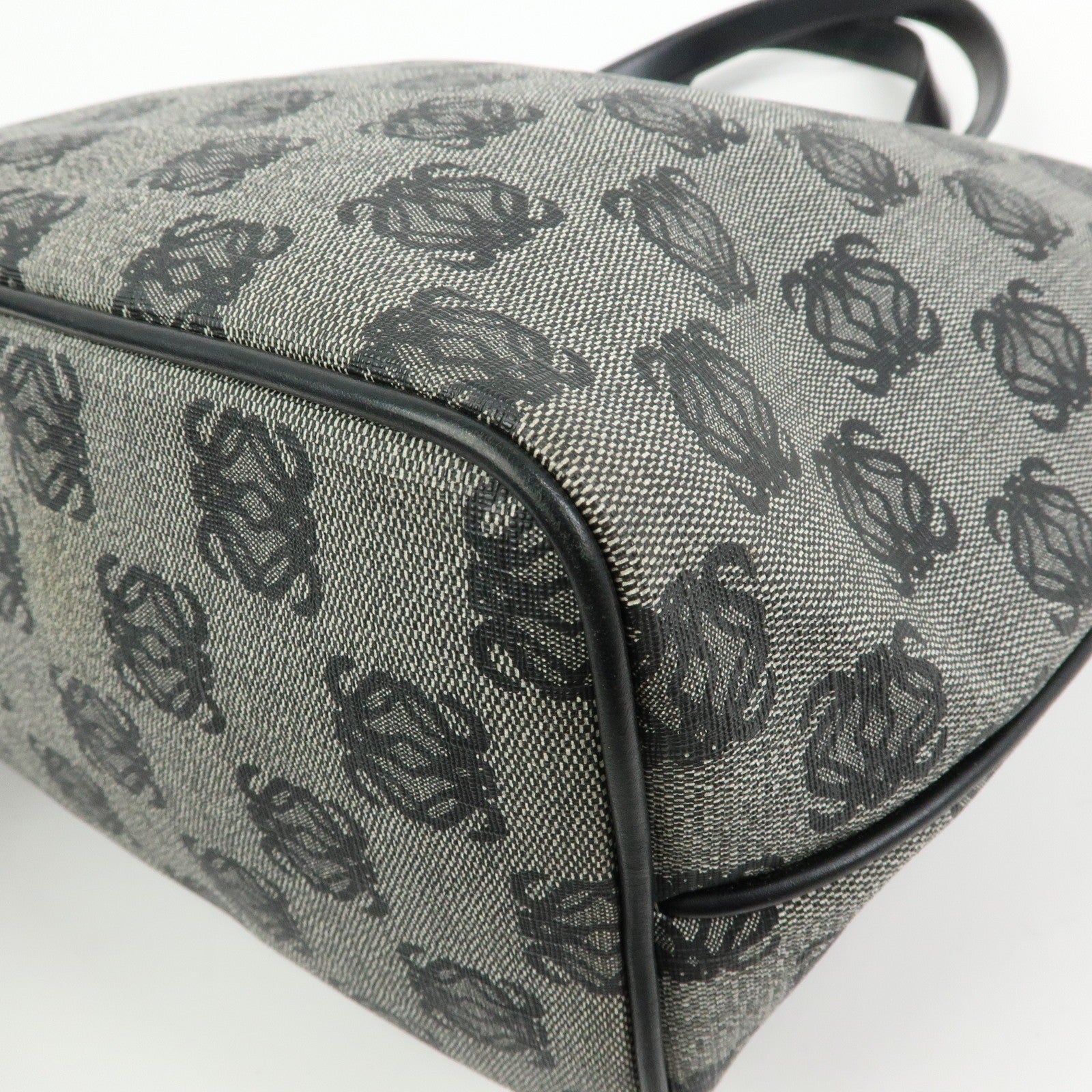 Loewe Anagram Tote Bag - Black, PVC Coating Canvas and Leather