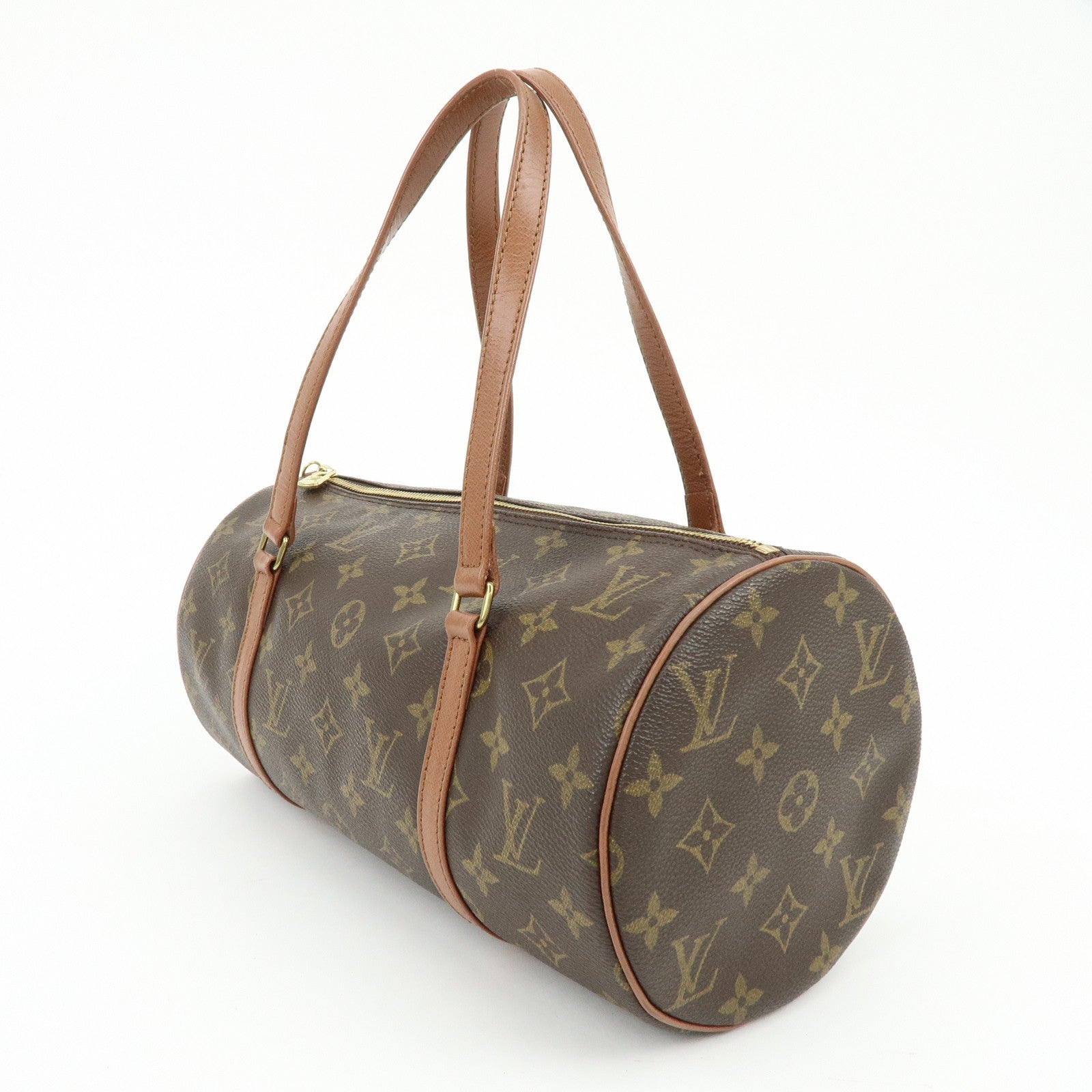 Louis Vuitton Monogram Papillon 30 Hand Bag - Brown, Monogram Canvas, Nume Leather