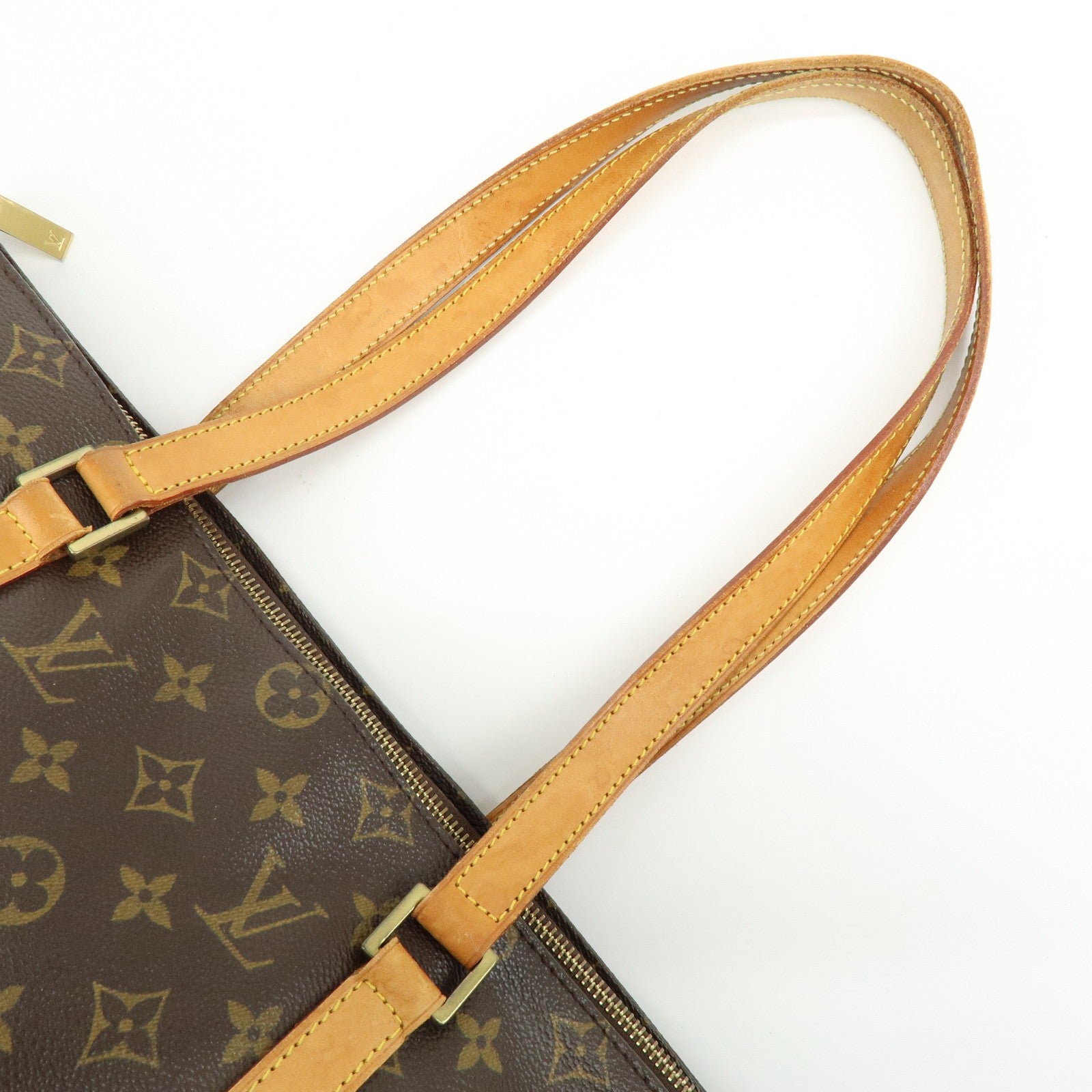 Louis Vuitton Monogram Cabas Mezzo Tote Bag - Brown, Monogram Canvas