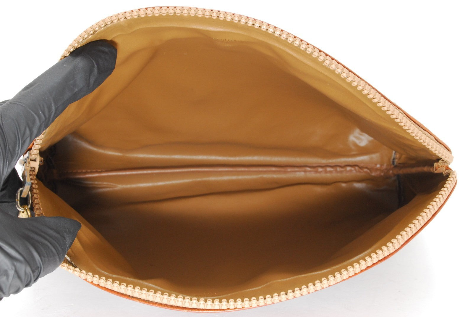 Celine Macadam Clutch Bag - Beige Brown, PVC Leather