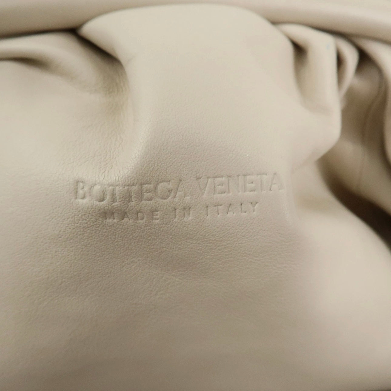 BOTTEGA VENETA Leather The Pouch Clutch Bag