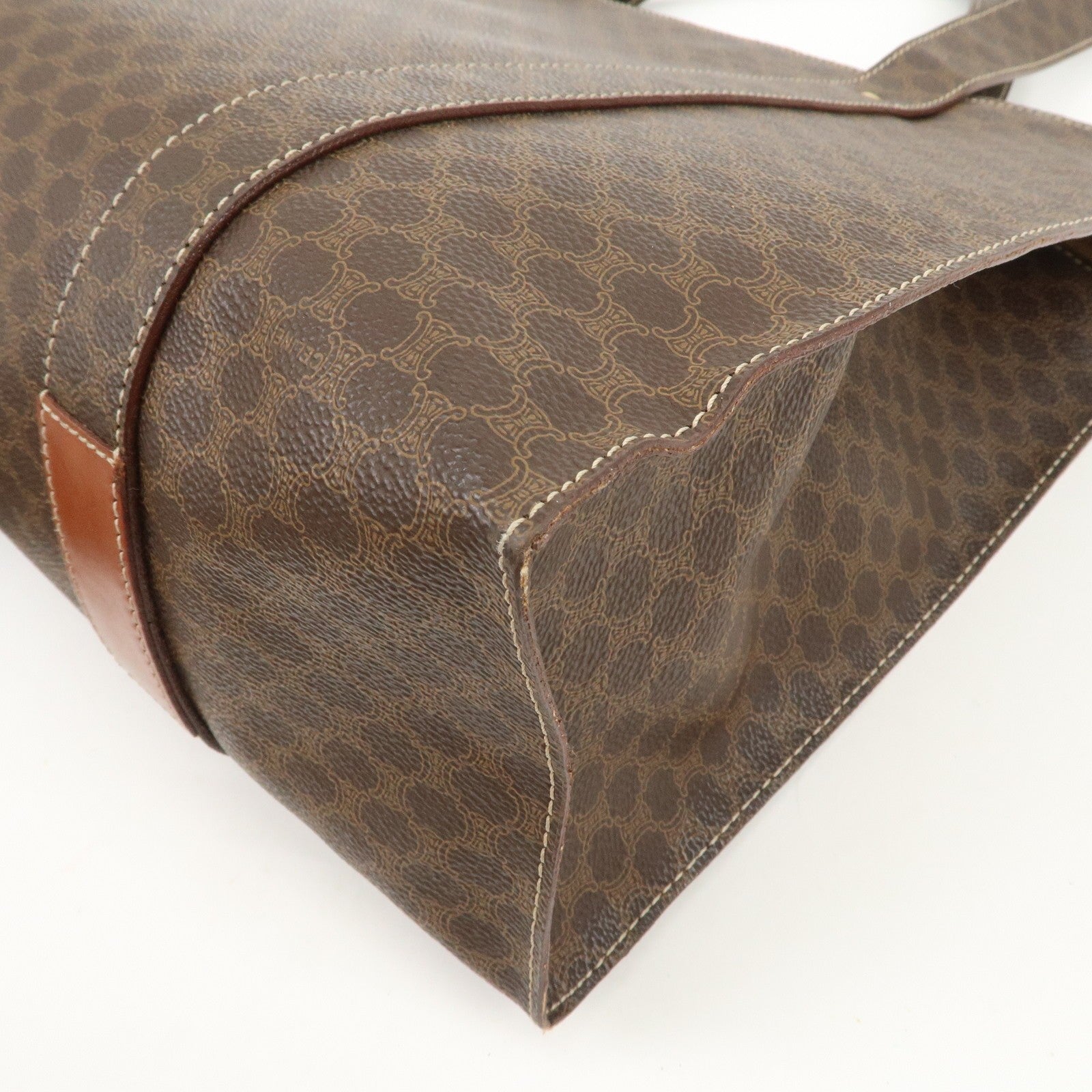 Celine Macadam Tote Bag - Brown, PVC Coating Canvas