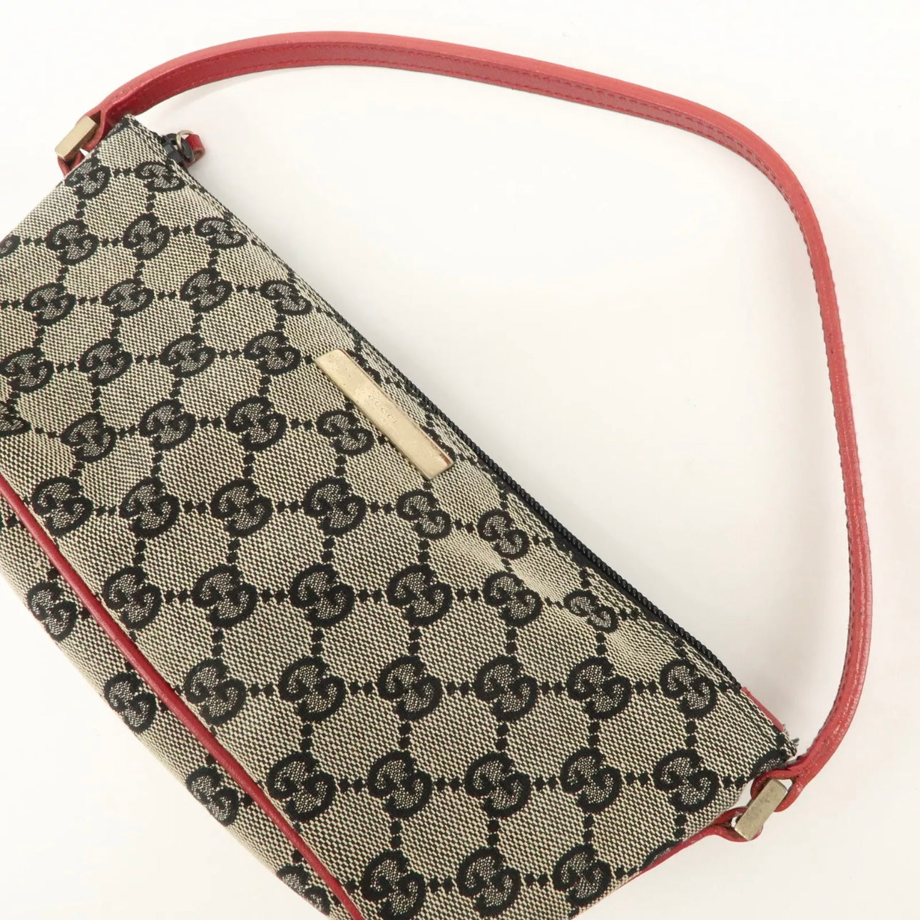 Boat Bag GG Canvas Leather Hand Bag Pouch