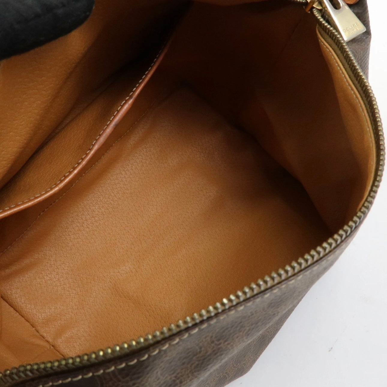 Celine Macadam Handbag Pochette - Brown, PVC