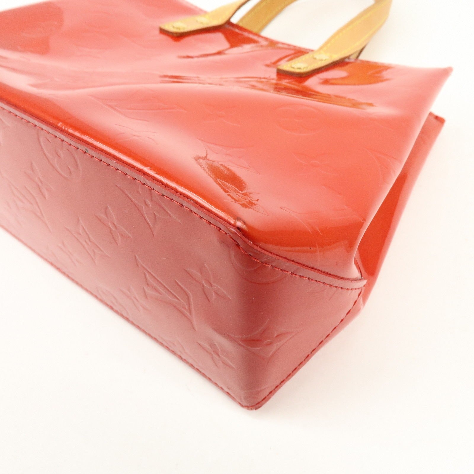 Louis Vuitton Monogram Vernis Lead PM Hand Bag - Rouge, Vernis Leather