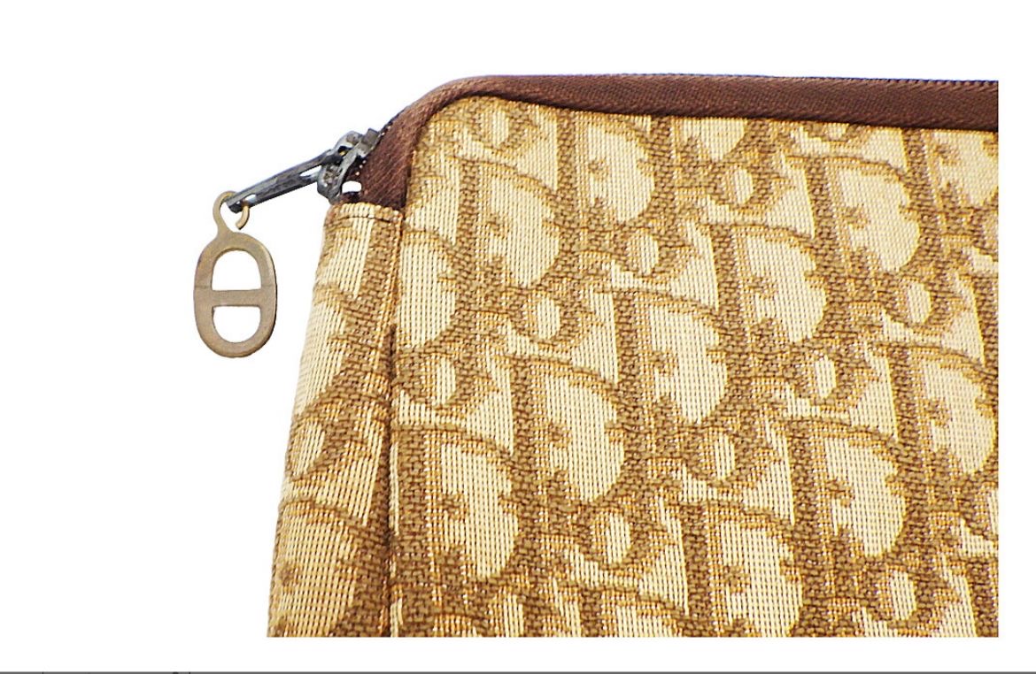 Dior vintage brown clutch