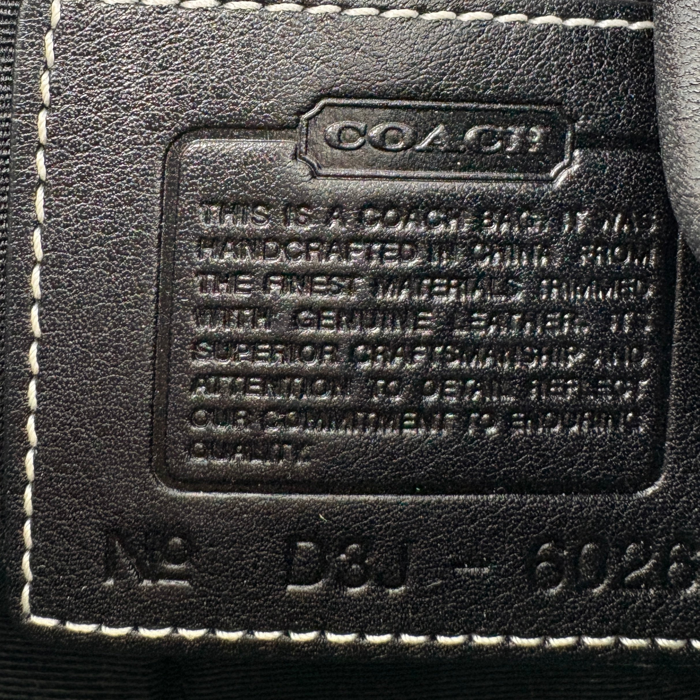 Coach signature bag