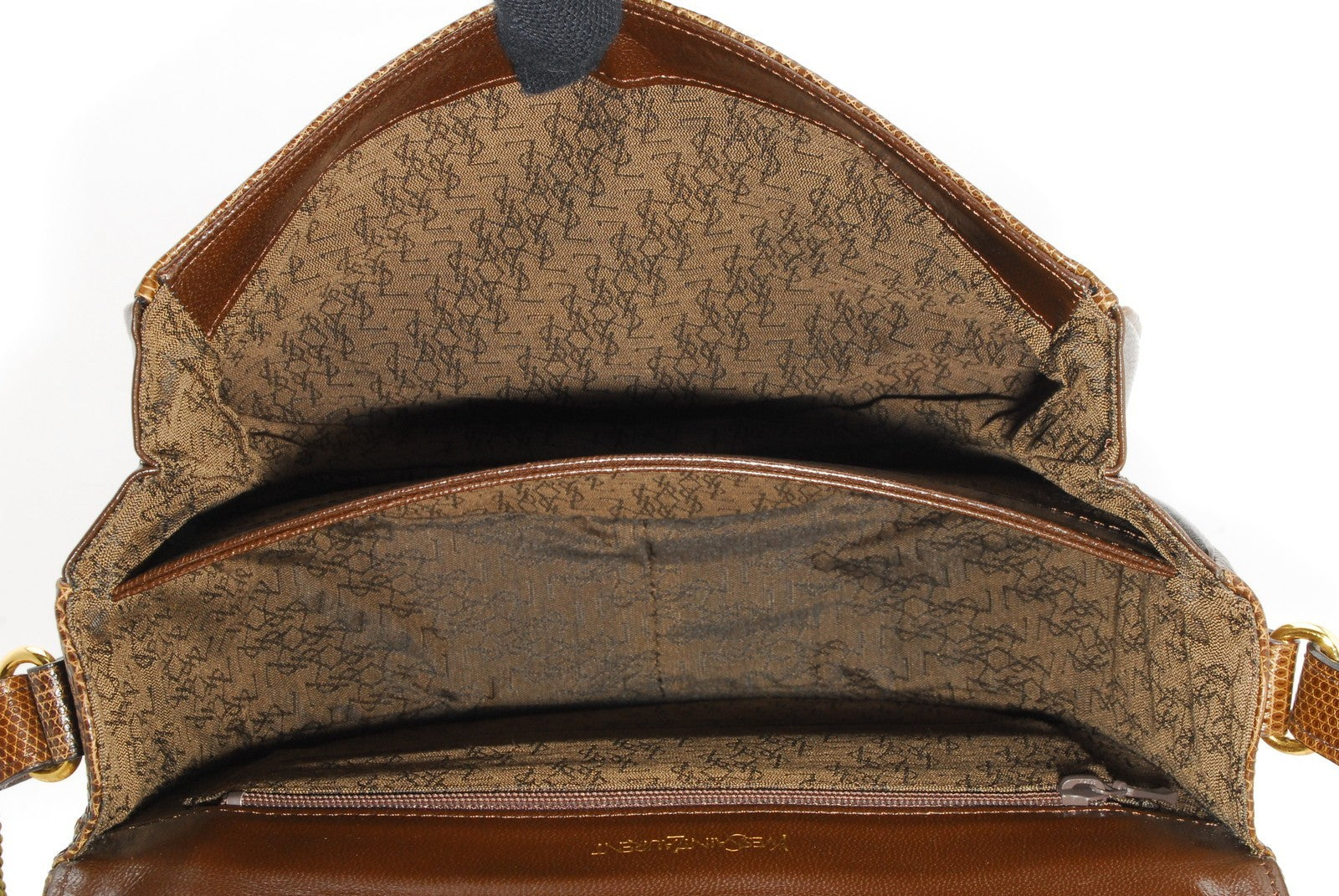 Saint Laurent Yves Vintage Shoulder Bag - Brown, Leather
