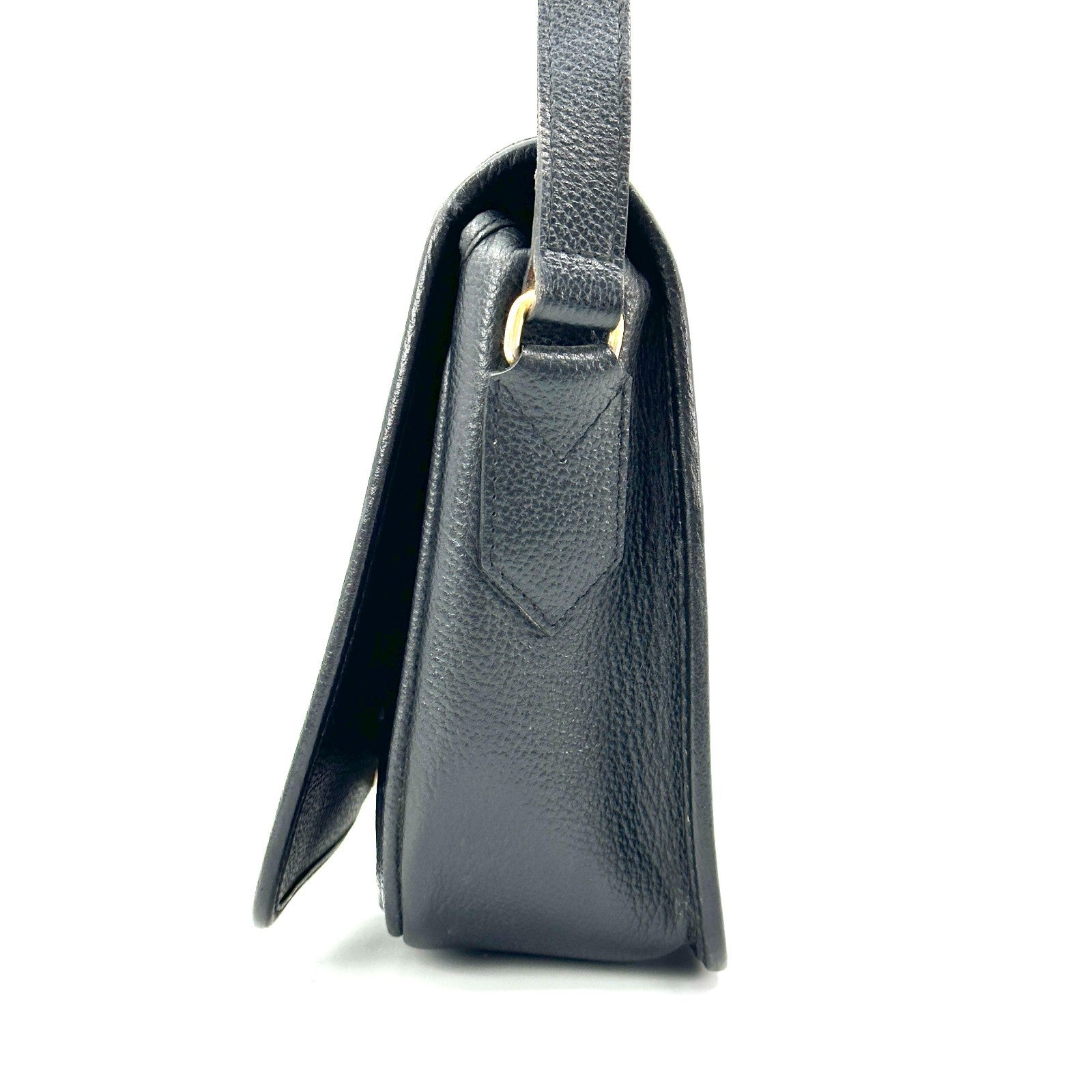 Saint Laurent Yves Shoulder Bag - Black, Leather