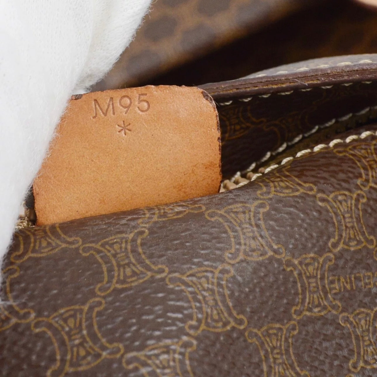 Celine Brown Macadam Tote bag