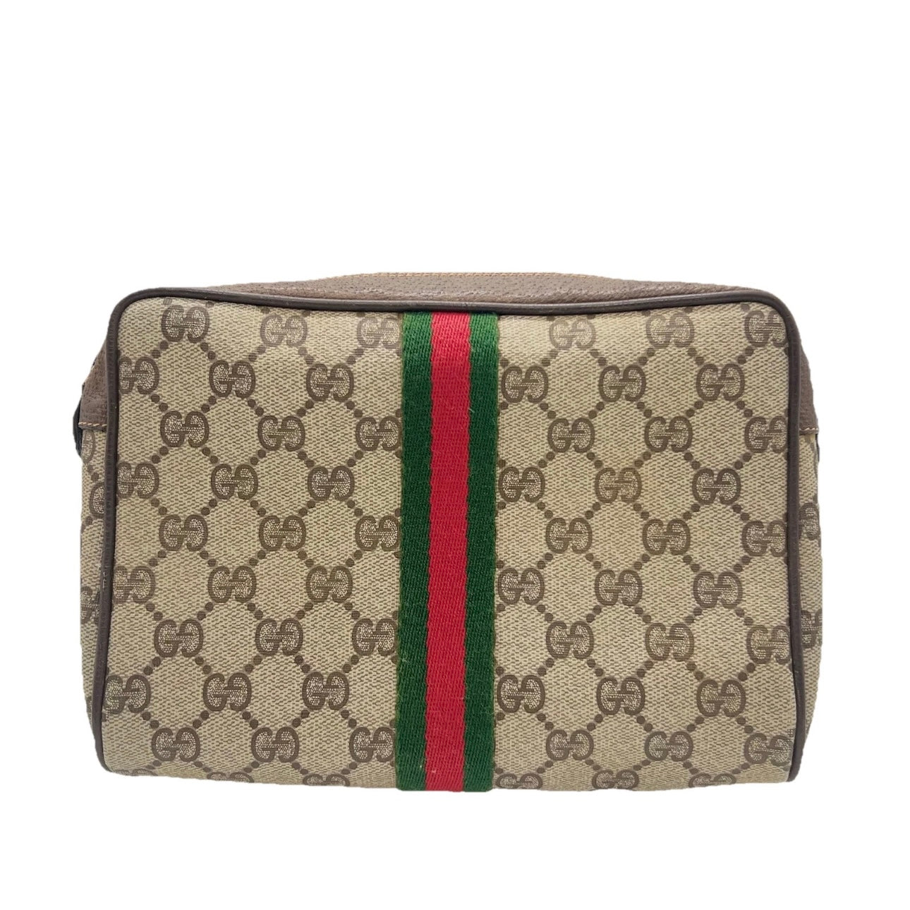 Gucci GG Leather Sherry Line Clutch