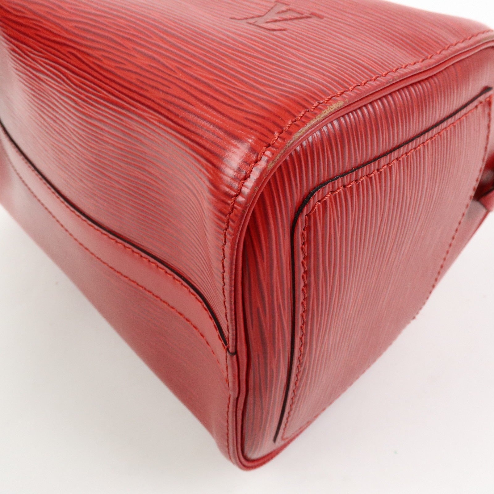 Louis Vuitton Epi Speedy 25 Boston Hand Bag - Castilian Red, Epi Leather