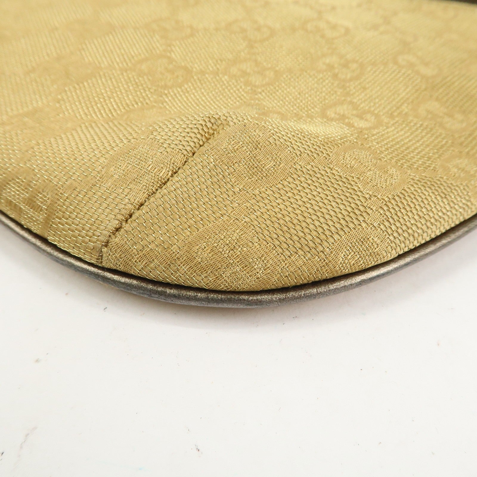 Gucci Shoulder Bag - Gold, GG Canvas Leather