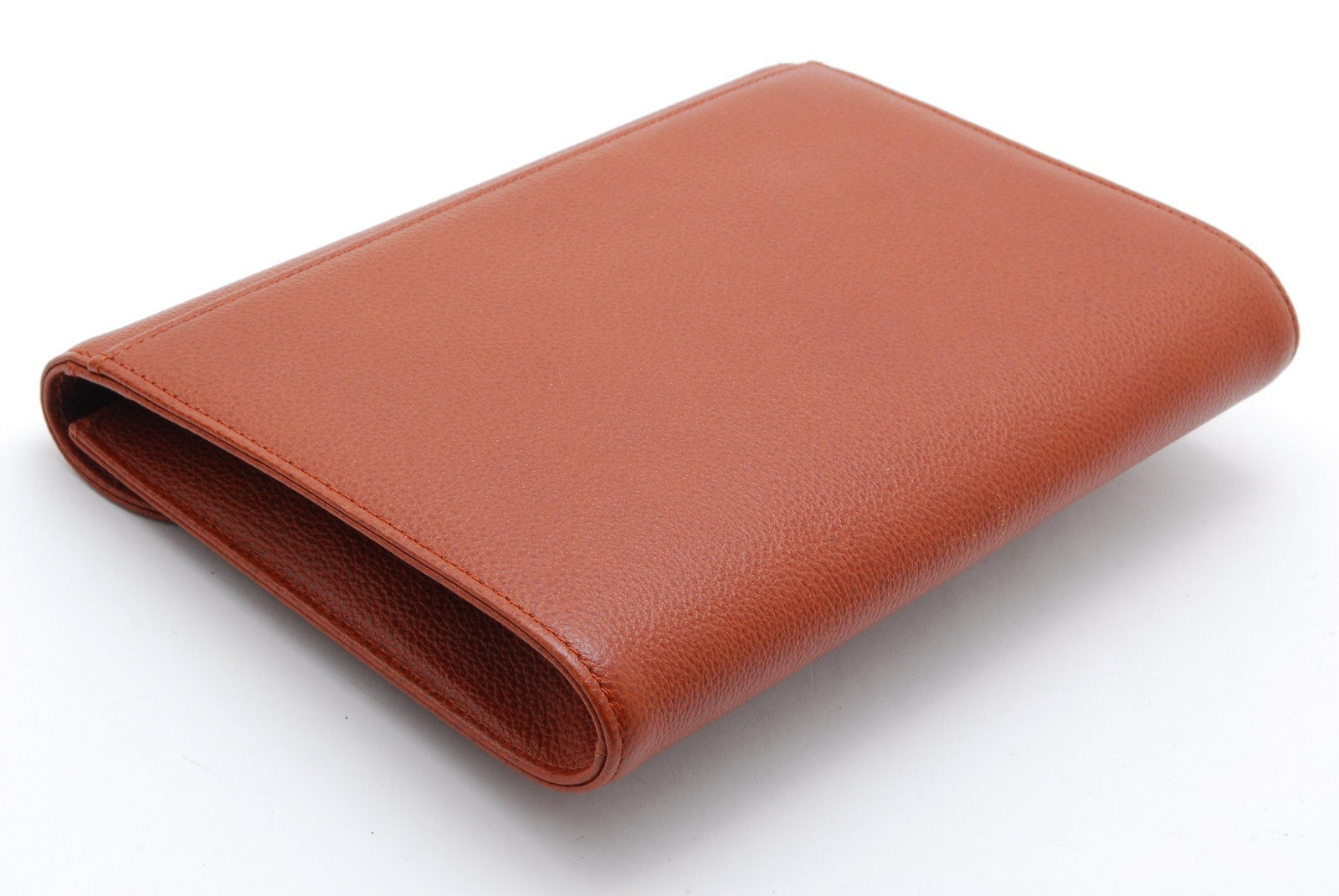 Saint Laurent Yves Clutch - Brown, Leather