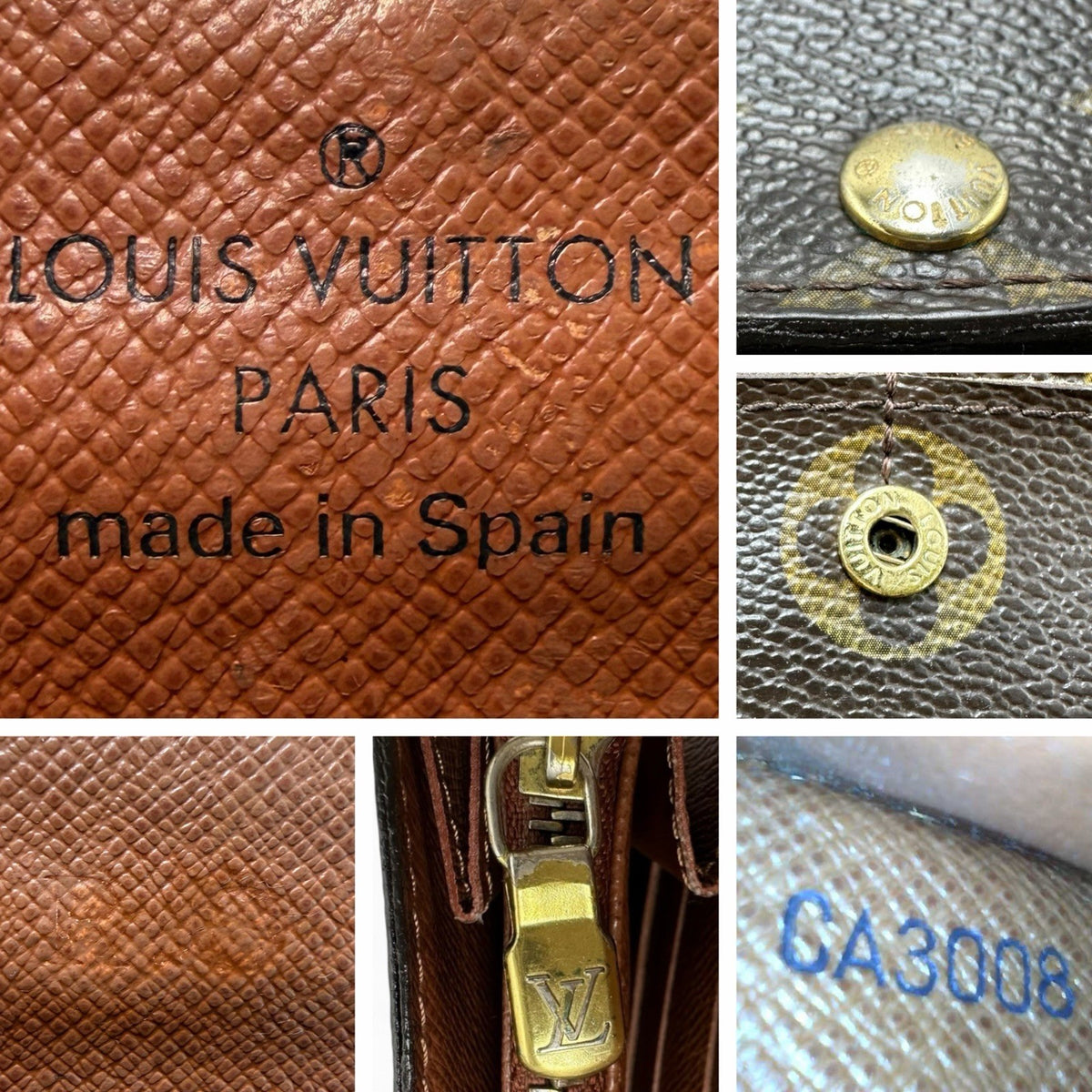 Louis Vuitton Portefeuille Sarah Wallet - Brown, Leather