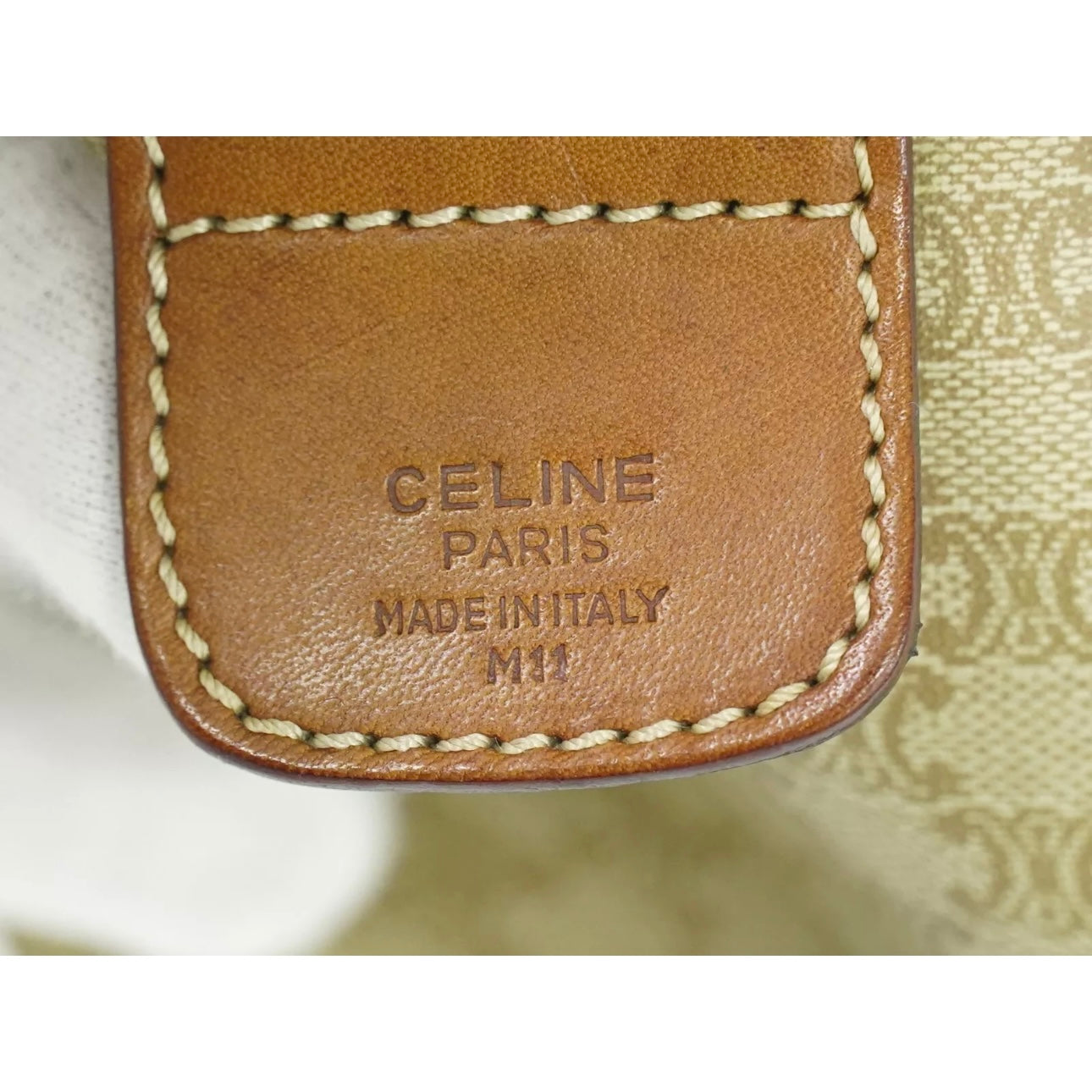 Macadam PVC Boston Handbag Beige