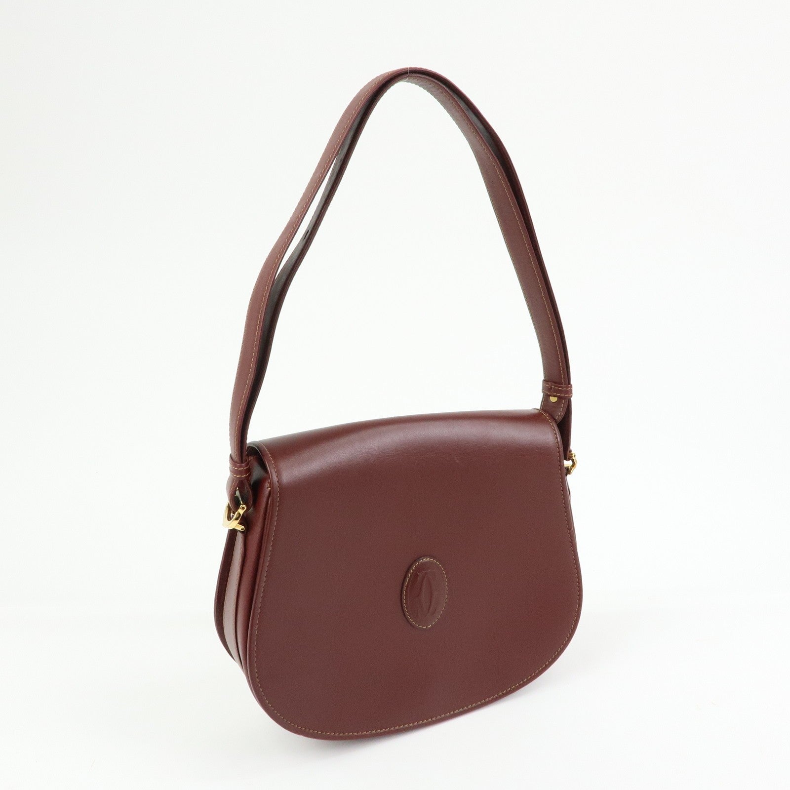 Cartier Must de Cartier Shoulder Bag - Bordeaux, Leather