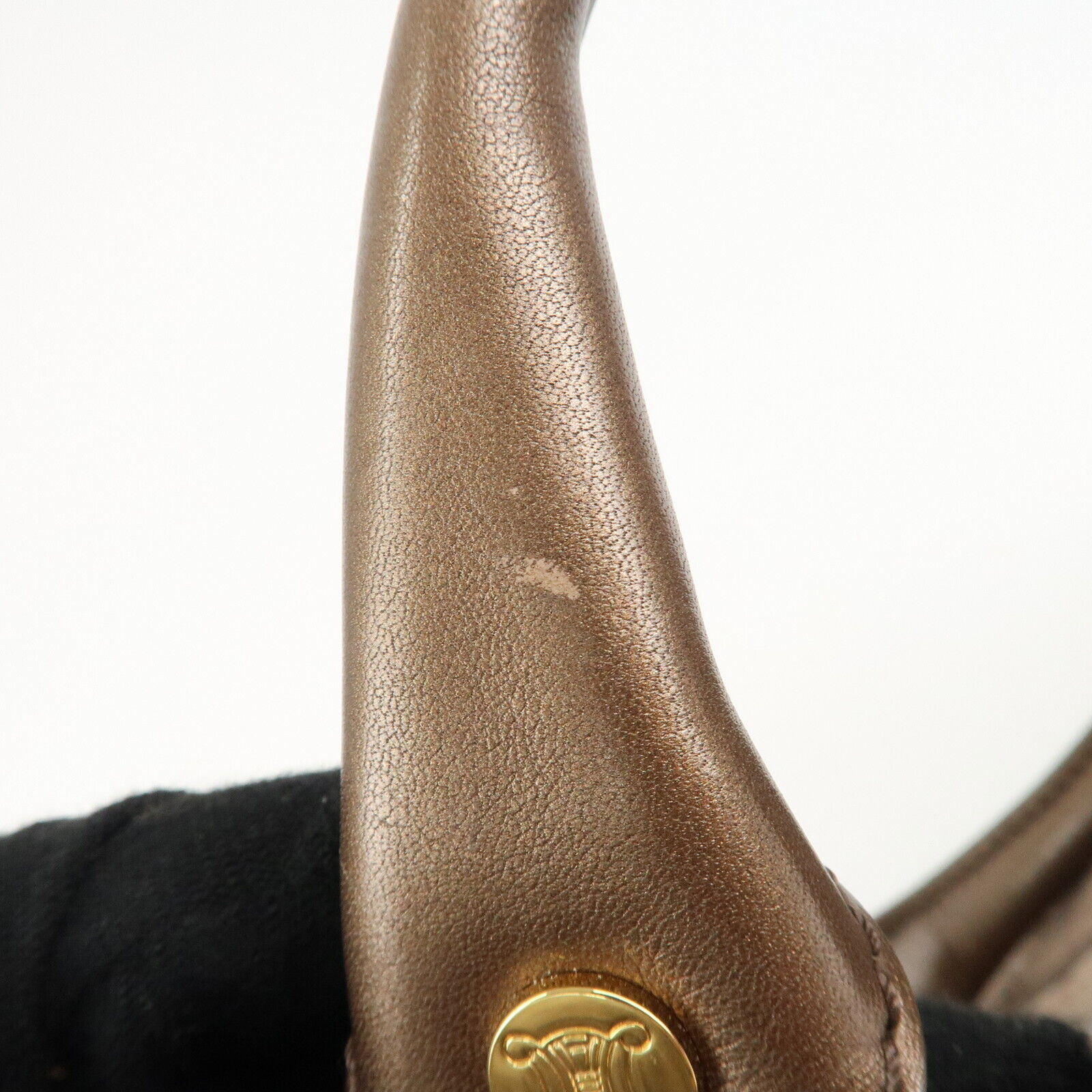 Celine C Macadam Suede Boogie Bag Handbag - Beige, Suede