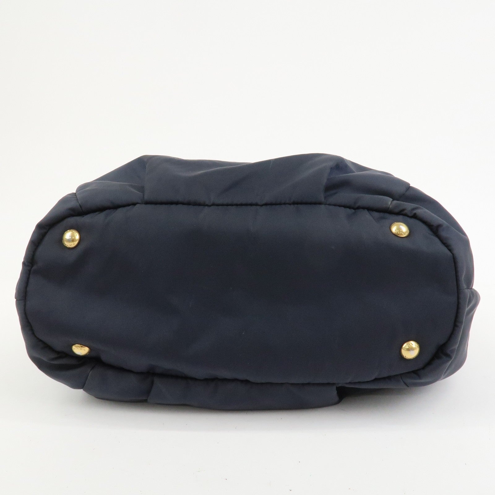 Prada 2Way Bag - Navy, Nylon and Leather