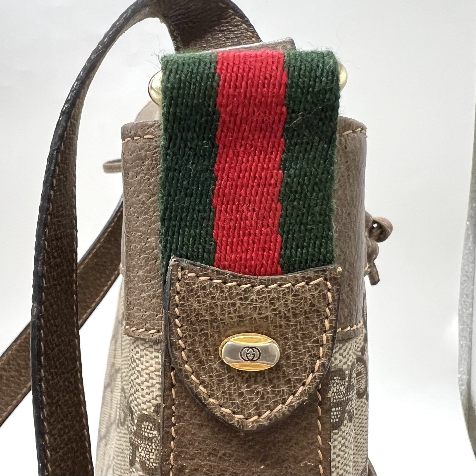 Gucci Sherry Line Shoulder Bag - Brown, Leather
