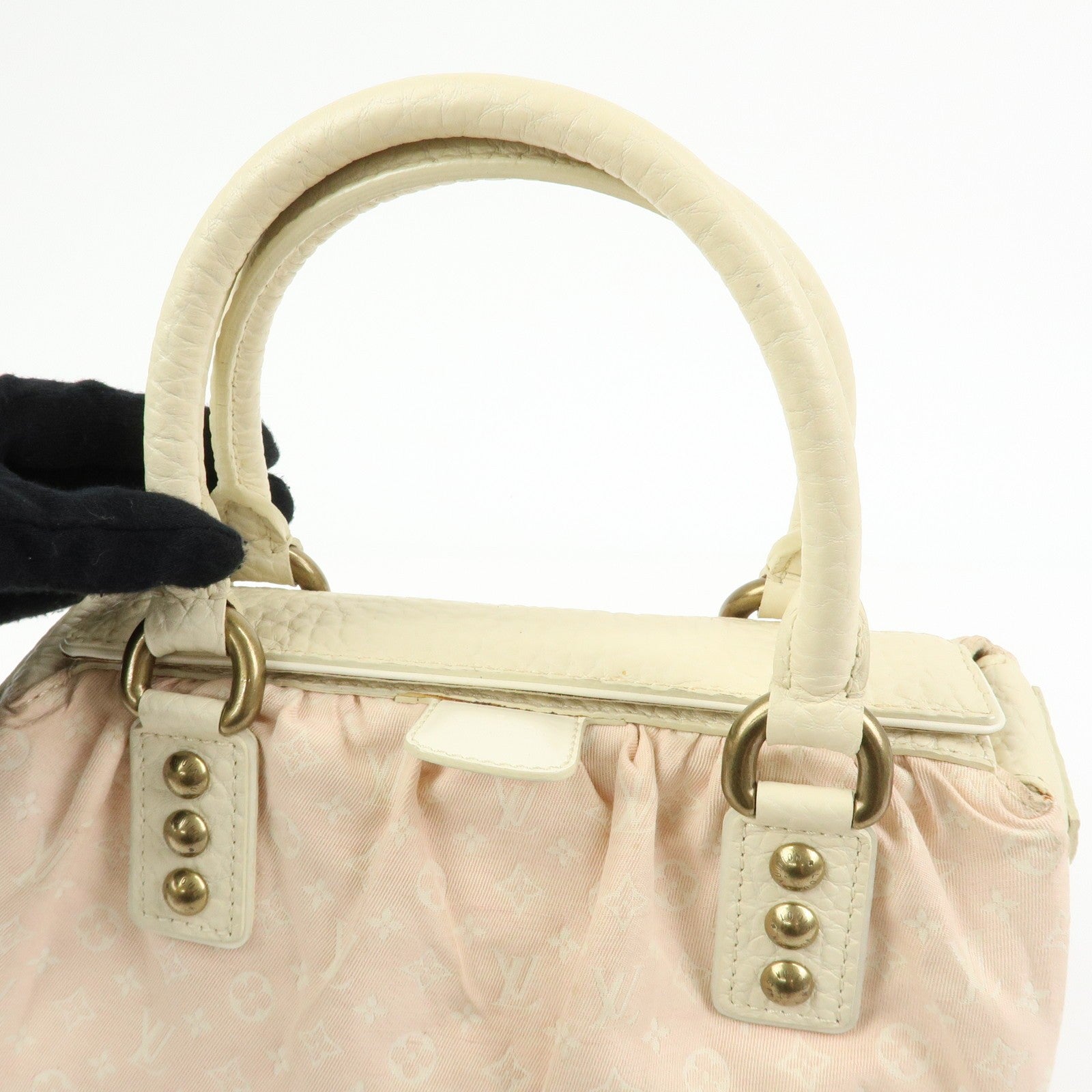 Louis Vuitton Hand Bag - Rose, Monogram Mini Lin Canvas