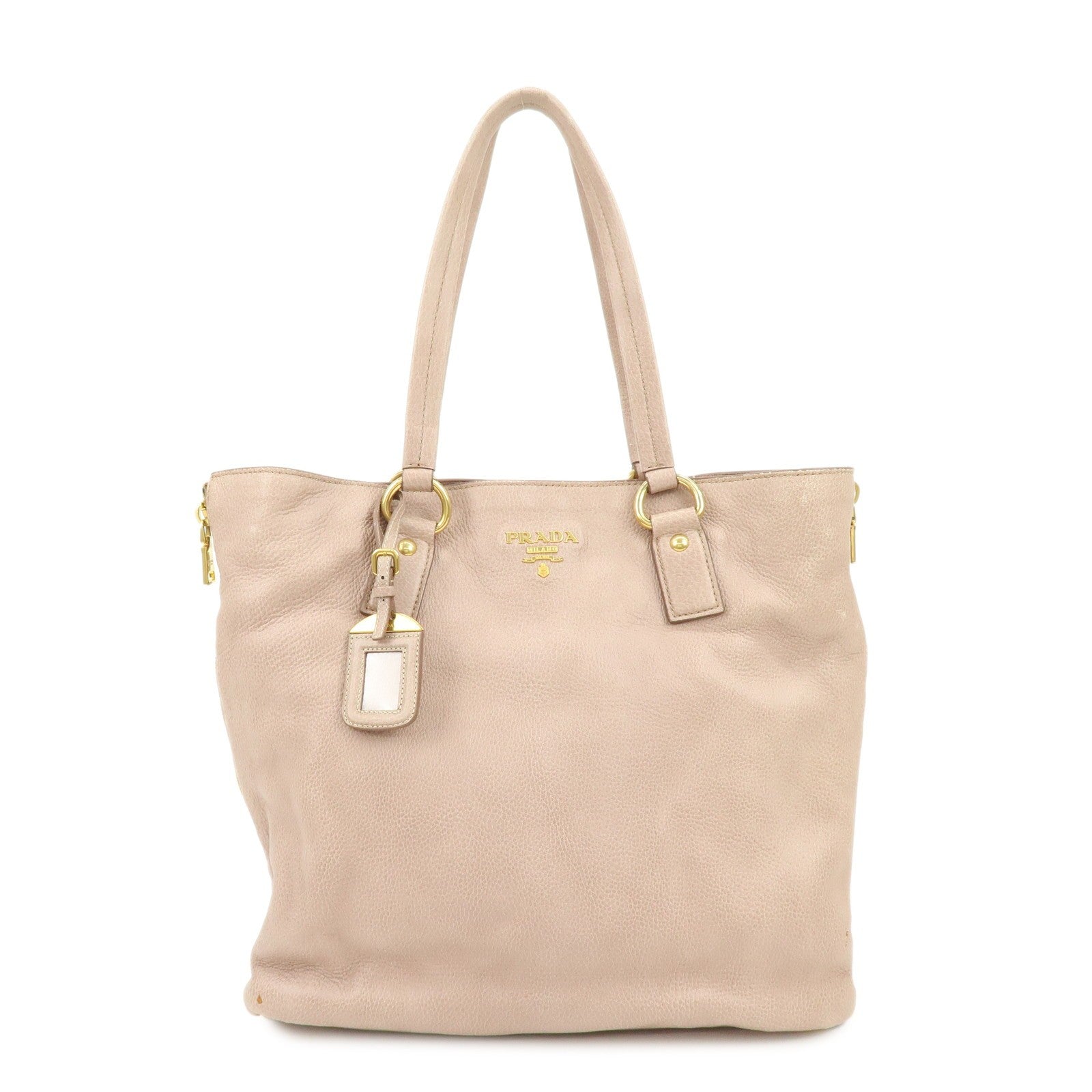 Prada Tote Bag - Pink, Leather