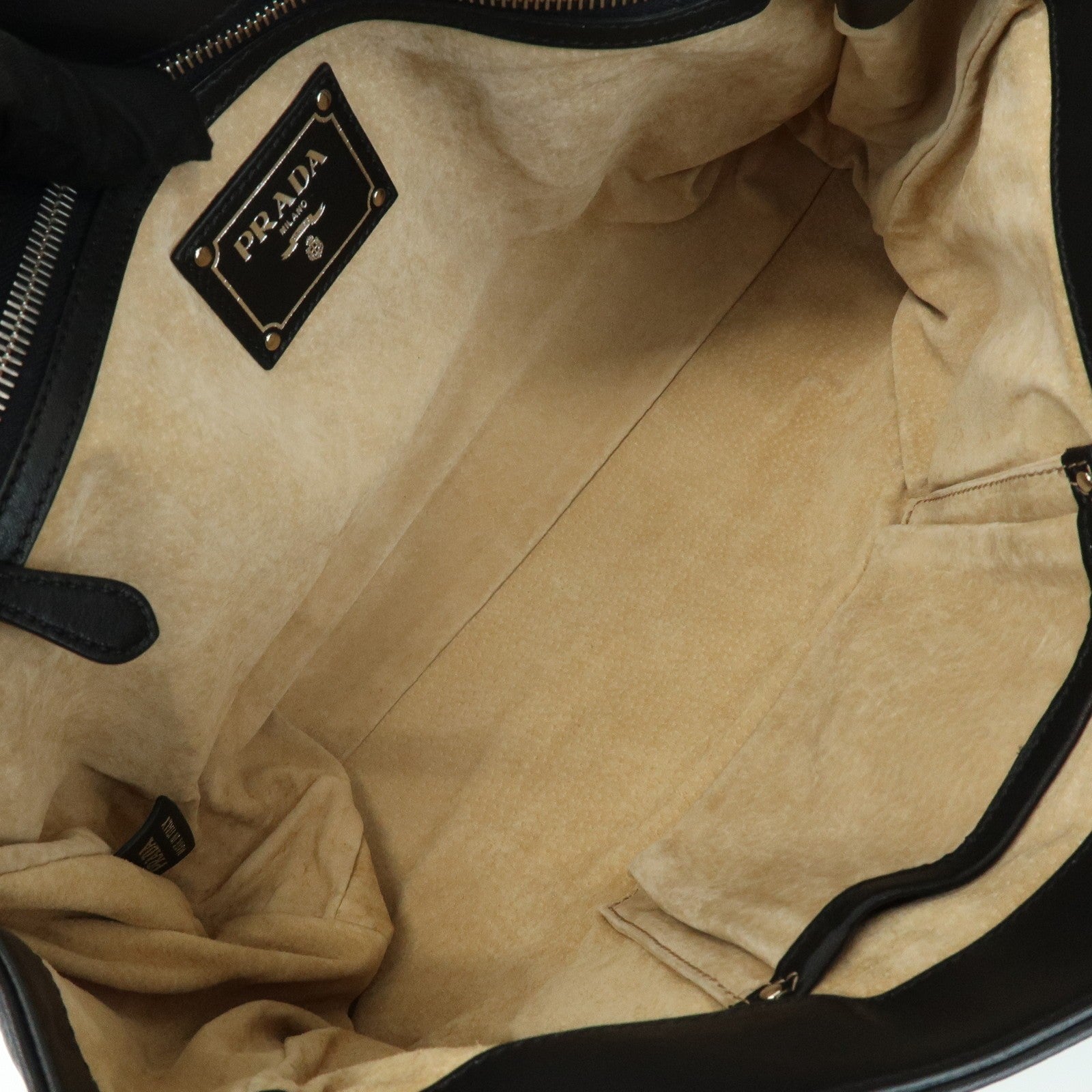 Prada Shoulder Bag - Black, Calf Leather