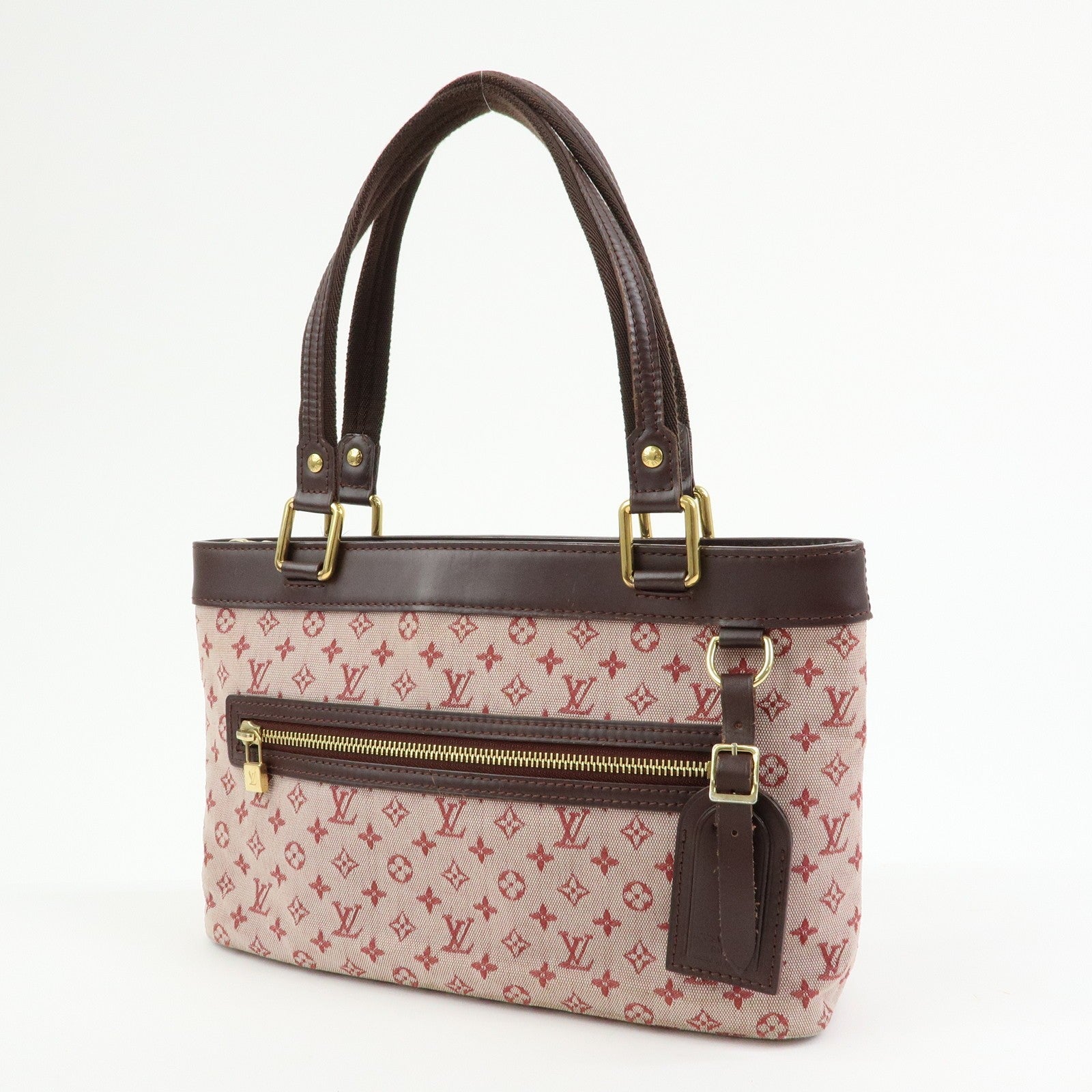 Louis Vuitton Monogram Mini Lucille PM Handbag - Cerise, Monogram Canvas
