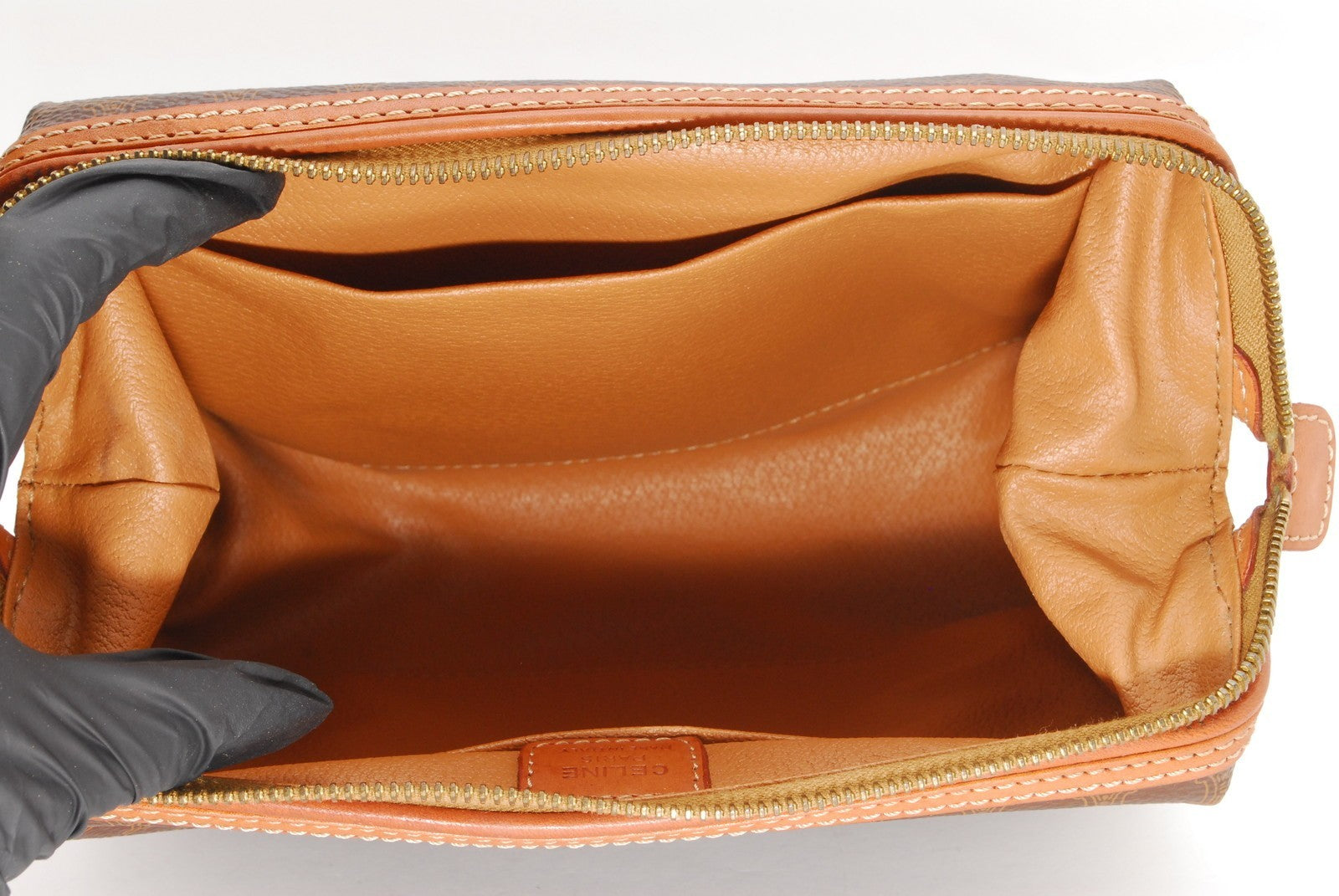 Celine Macadam Pouch - Brown, PVC Leather