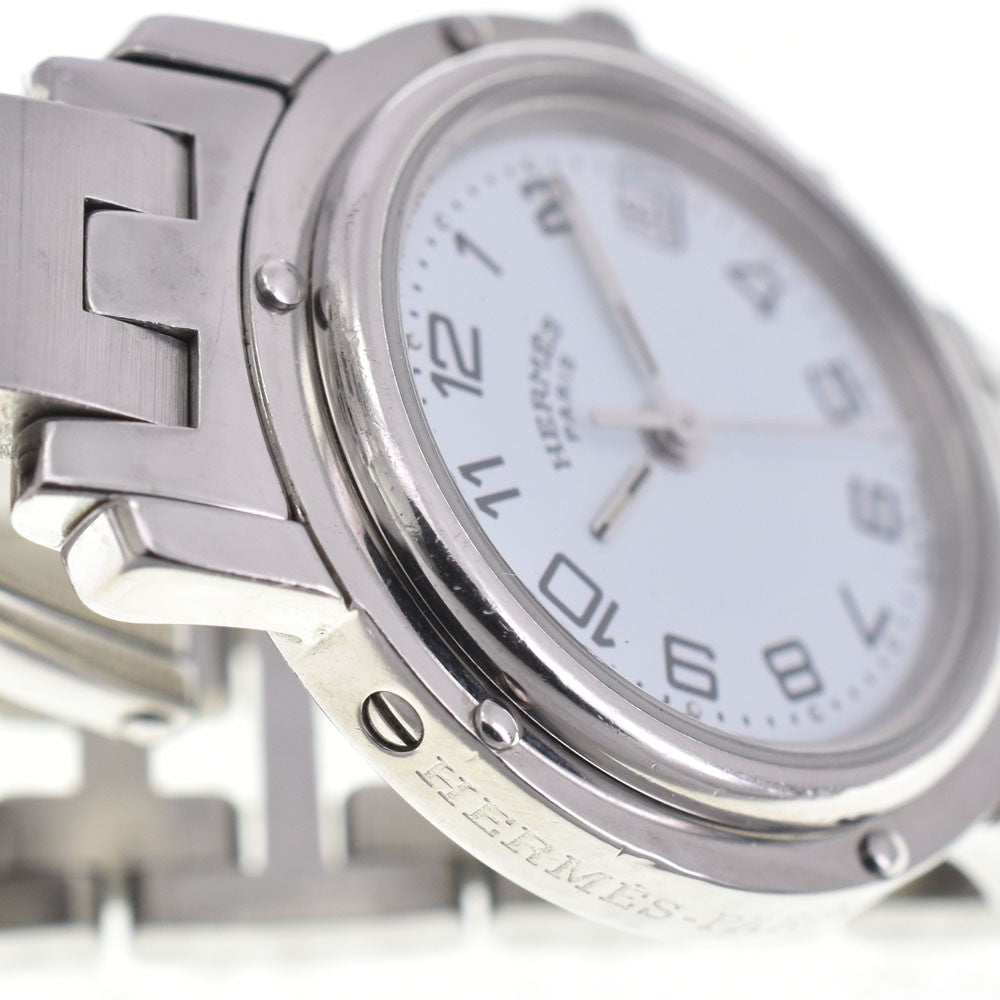 Hermès Clipper CL4.210 Watch - White, Stainless Steel