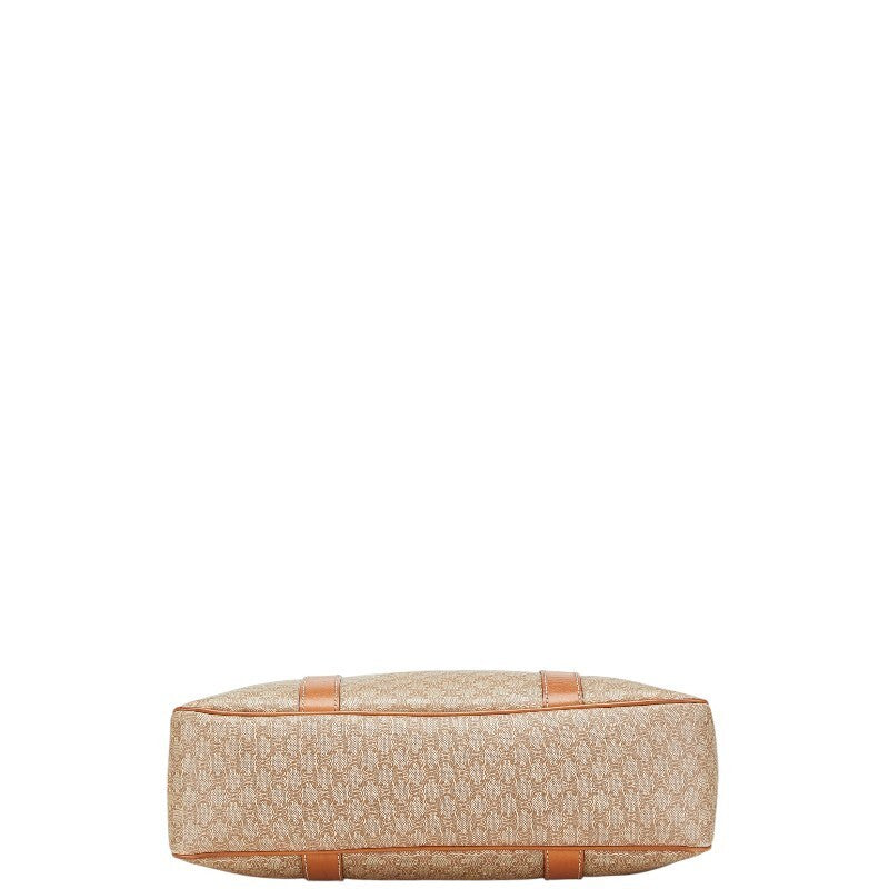 Celine Macadam Handbag Tote Bag - Beige Brown, PVC Leather