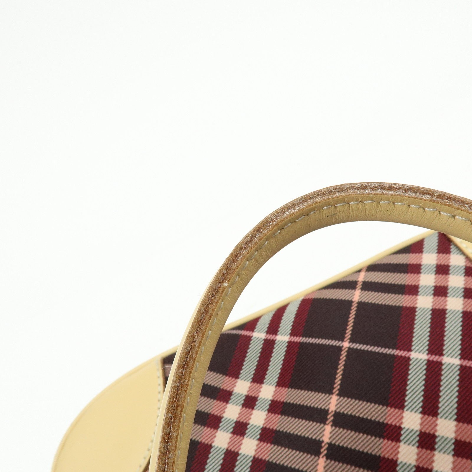 Burberry Tote Bag - Brown, Canvas and Leather