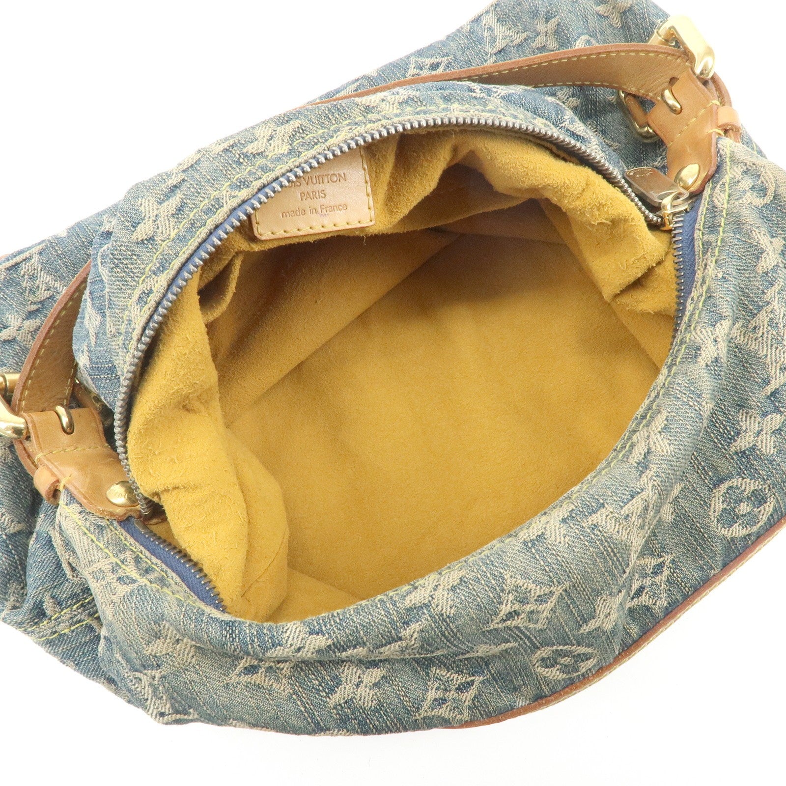 Louis Vuitton Denim Shoulder Bag - Blue, Monogram Denim