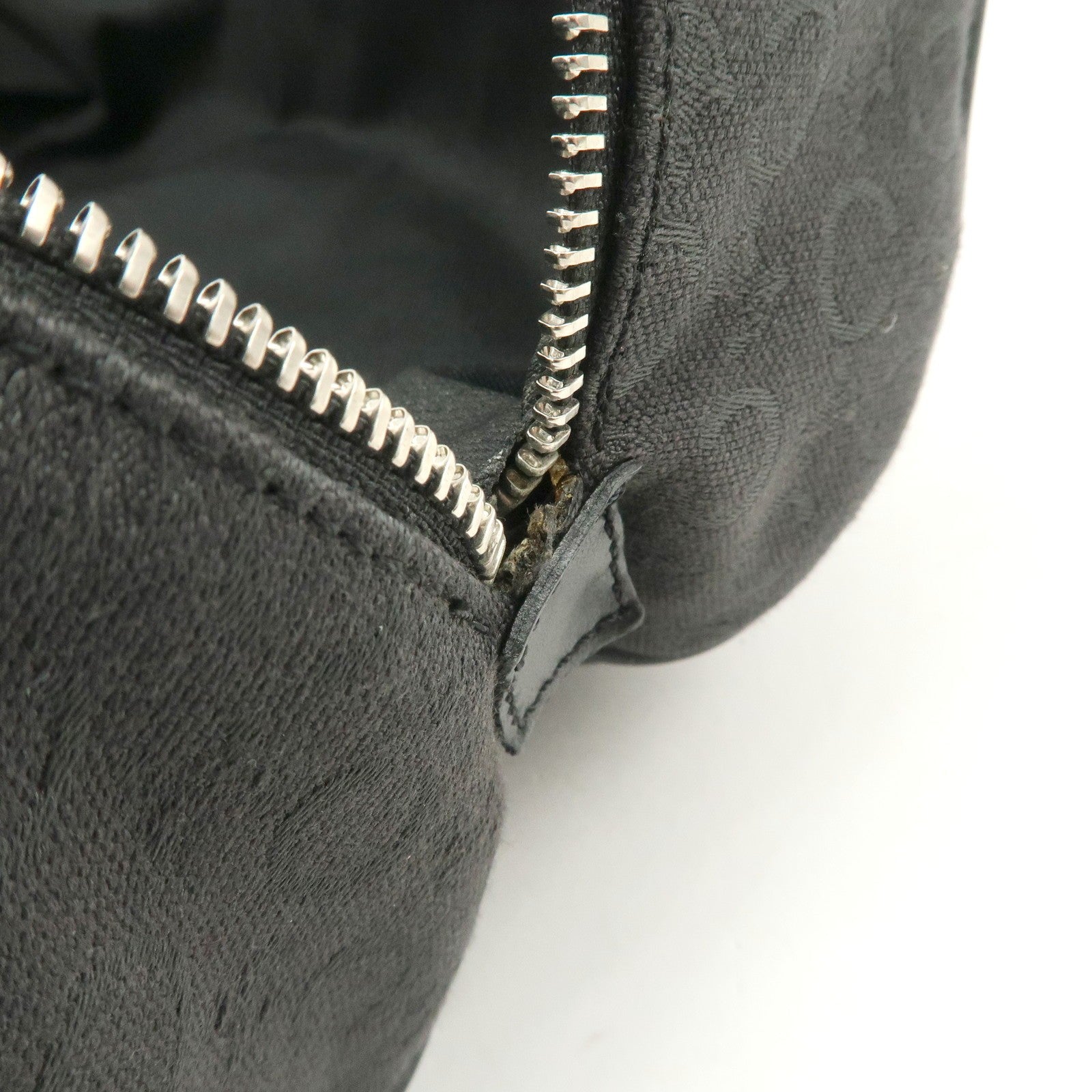 Celine C Macadam Mini Boston Bag - Black, Canvas