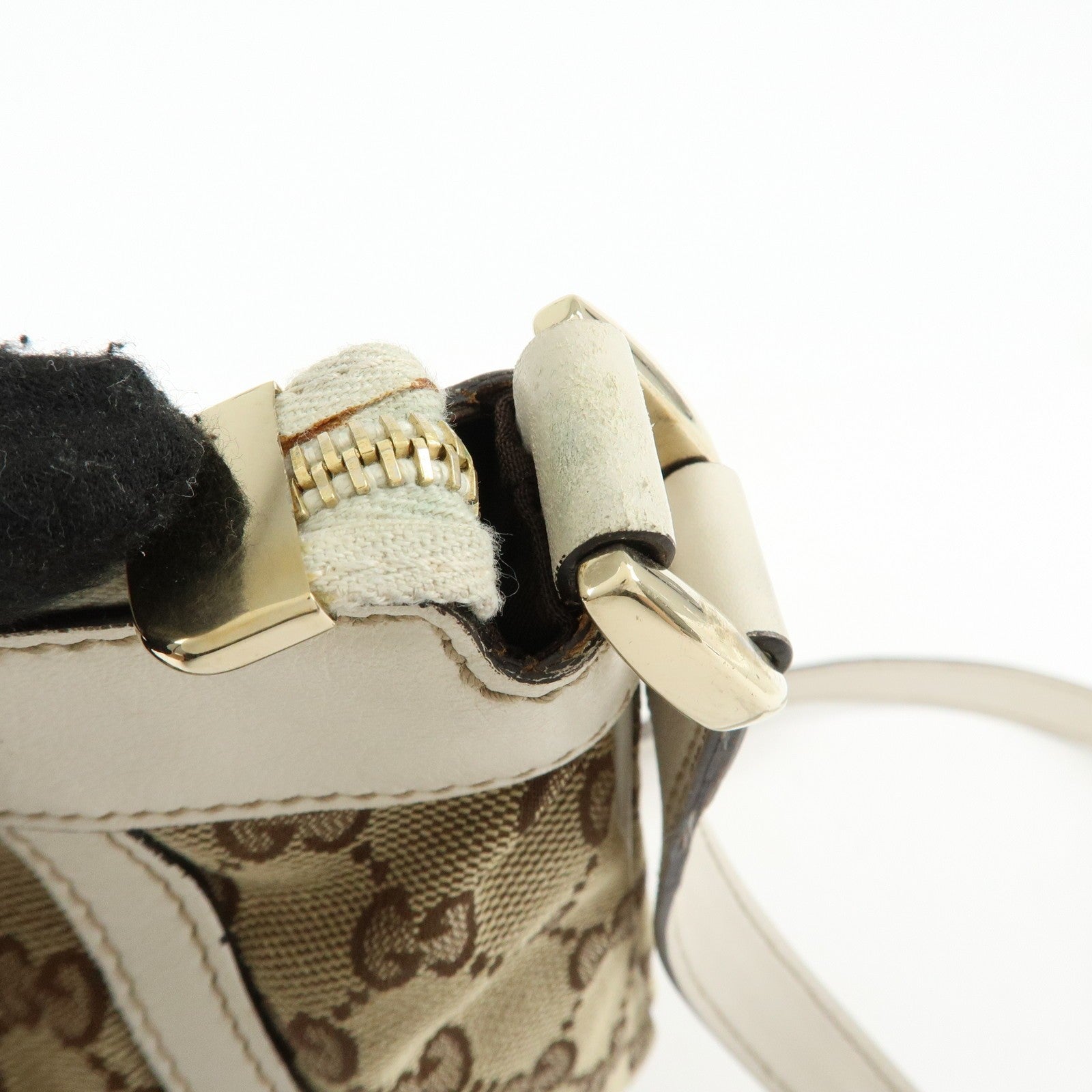 Gucci Abbey Shoulder Bag - Beige, GG Canvas, Leather