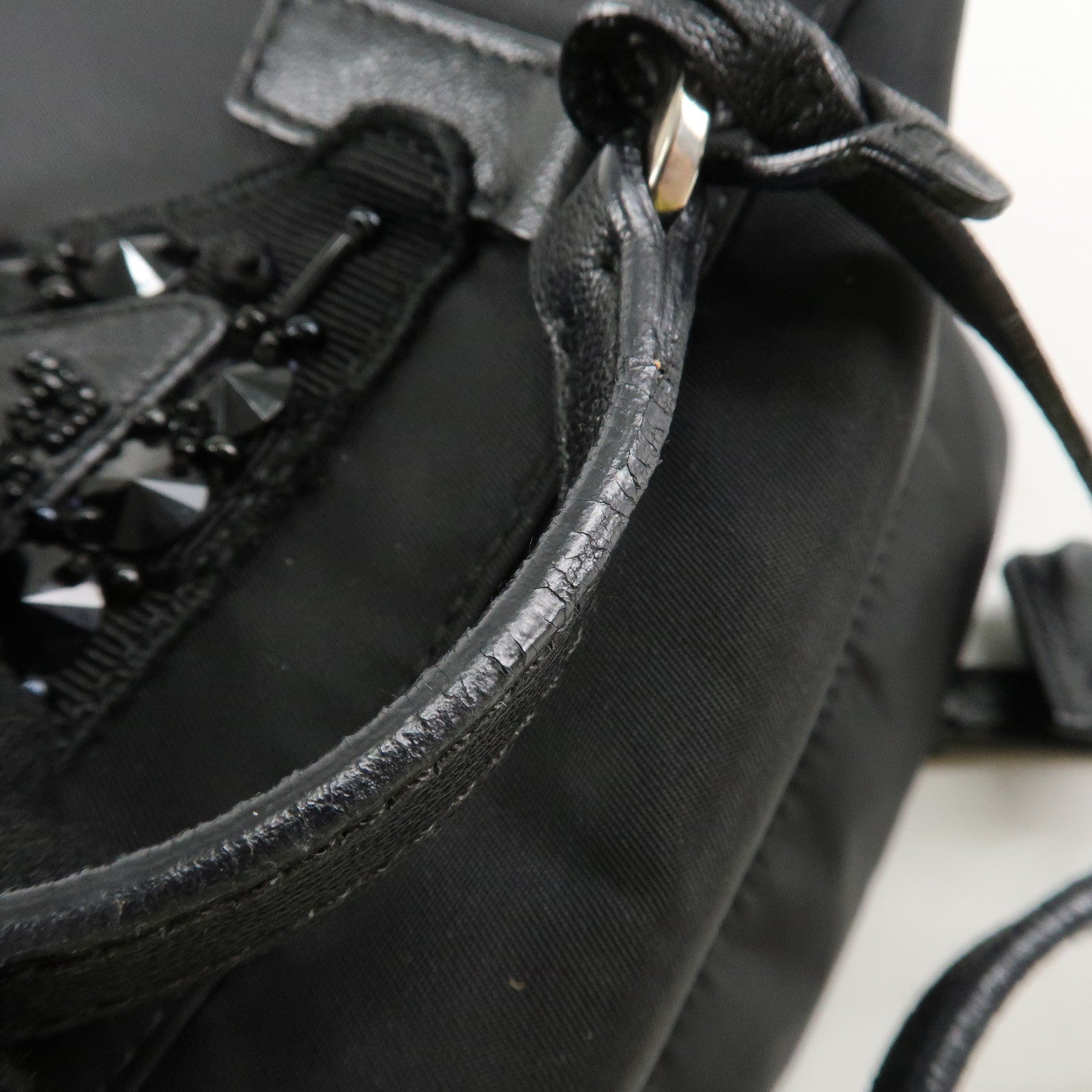Prada Shoulder Bag - Black, Nylon/Leather