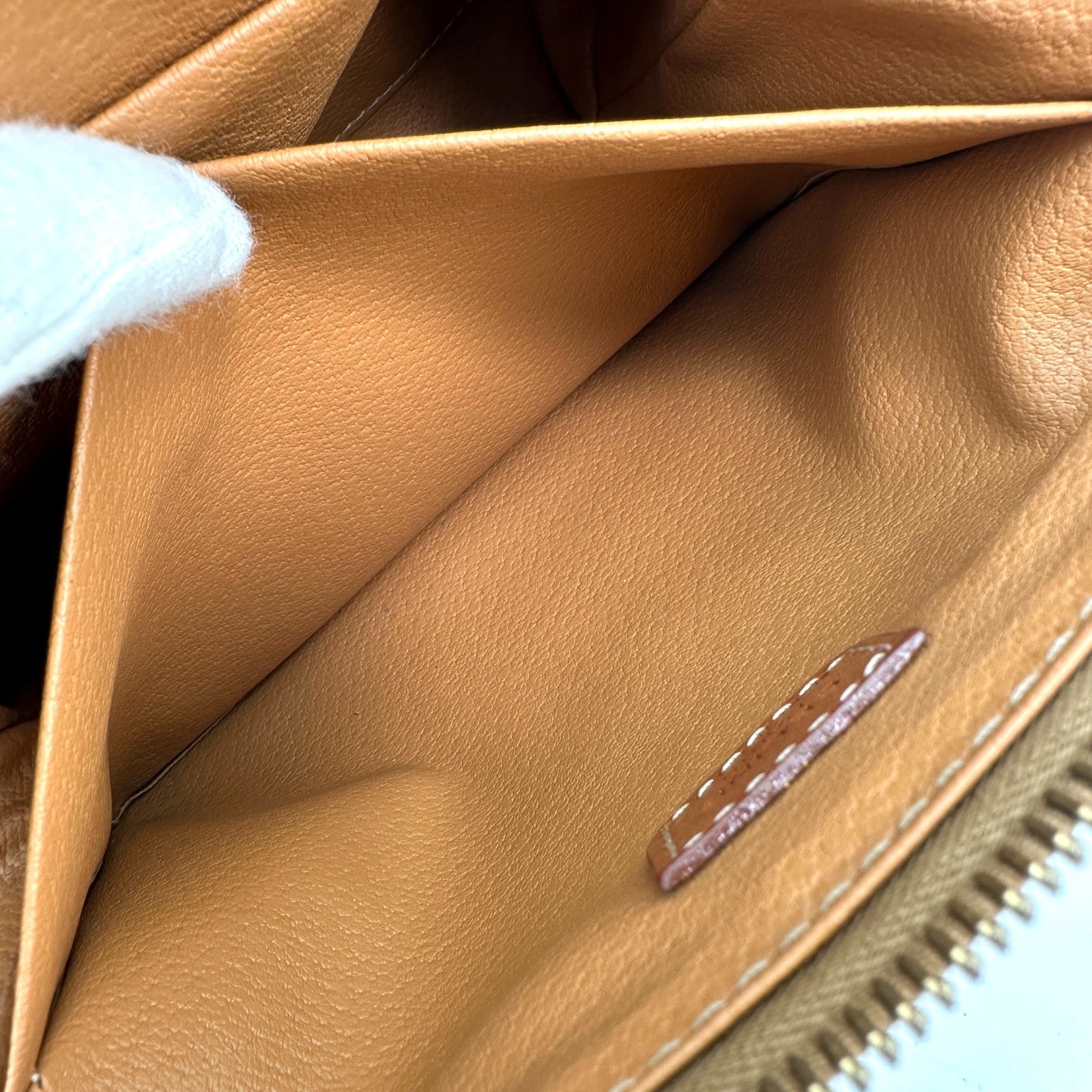 Celine Macadam Makeup Cosmetic Pouch - Brown, PVC Leather