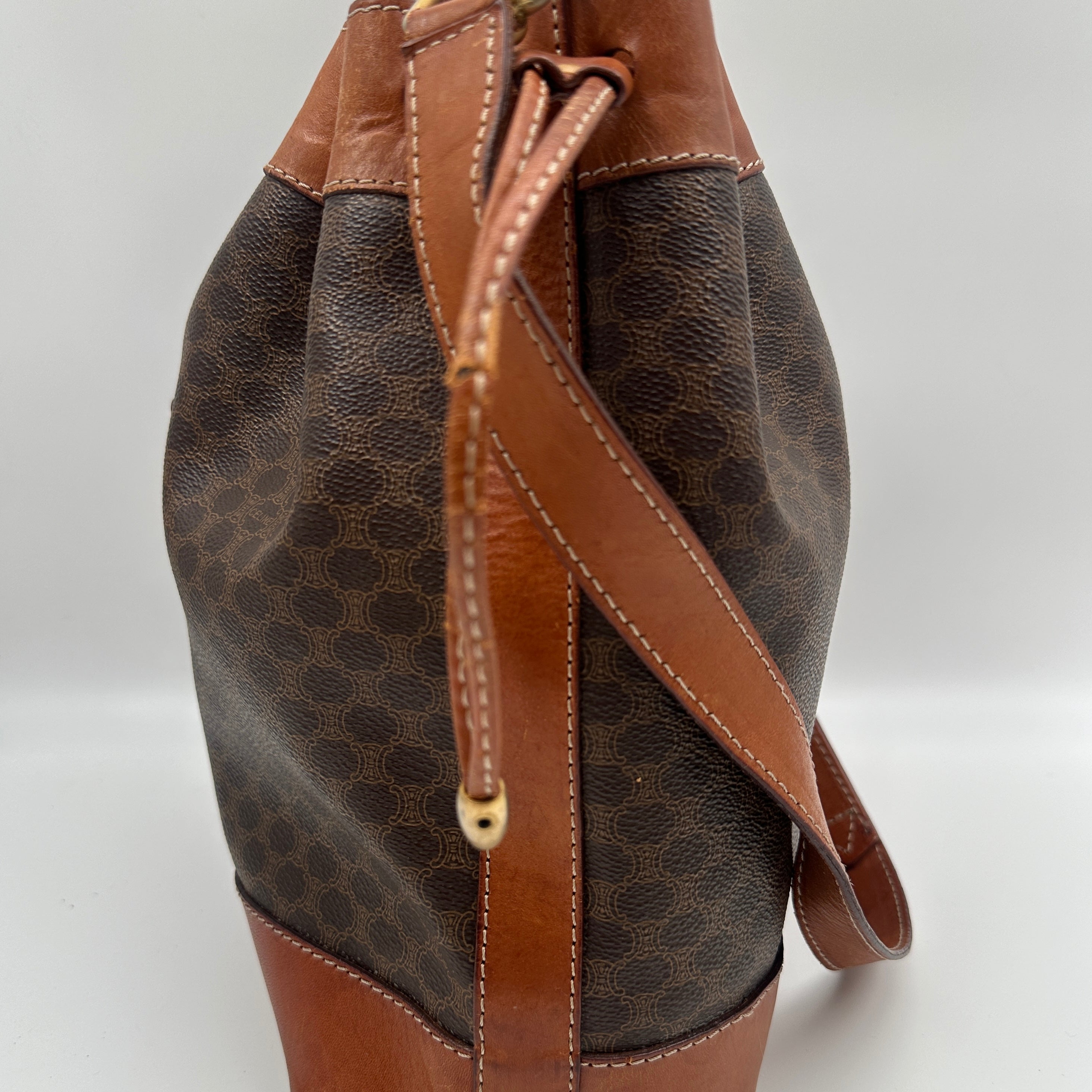 Macadam Bucket Shoulder Bag