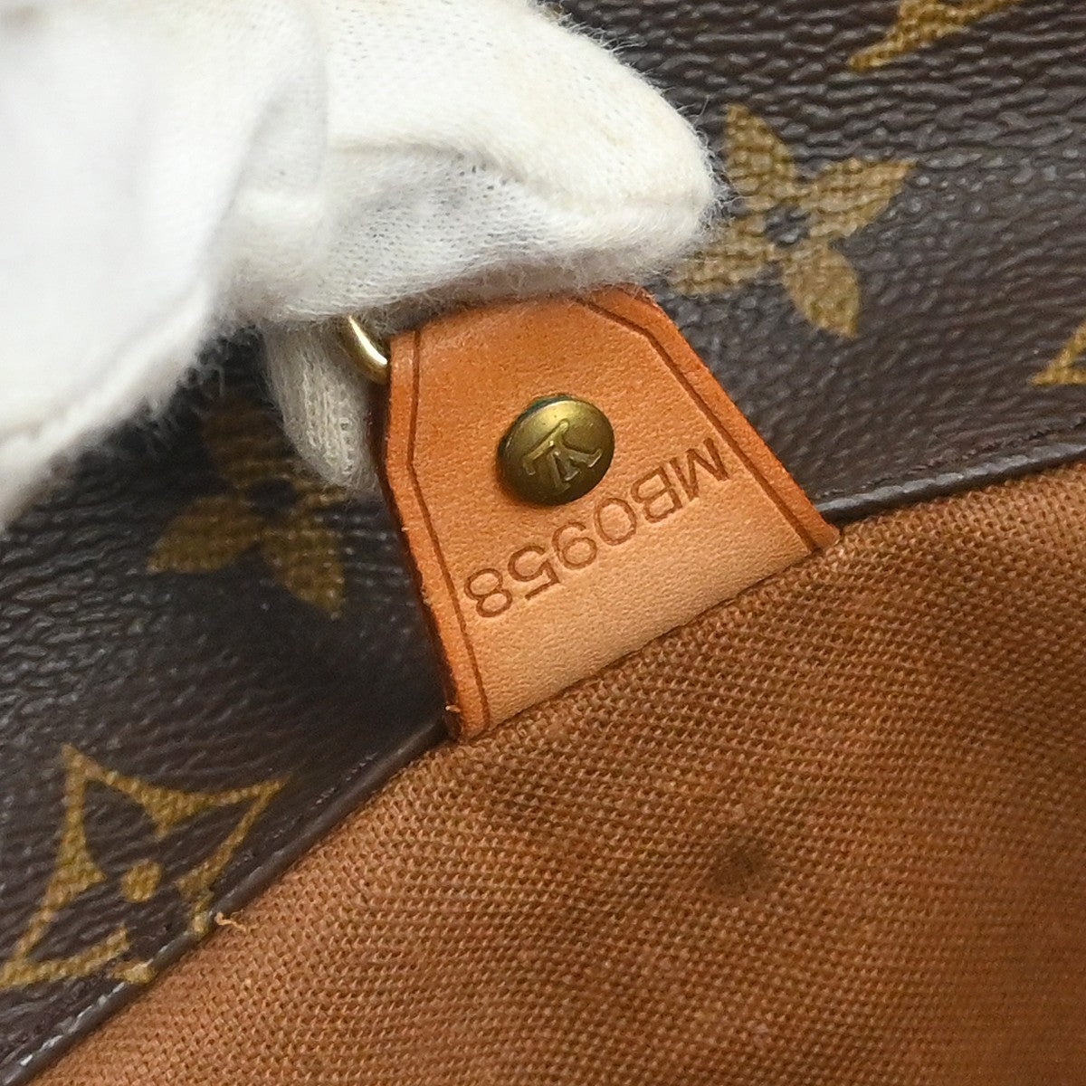 Louis Vuitton Sac Shopping Shoulder Bag - Browns, Monogram Canvas, Leather