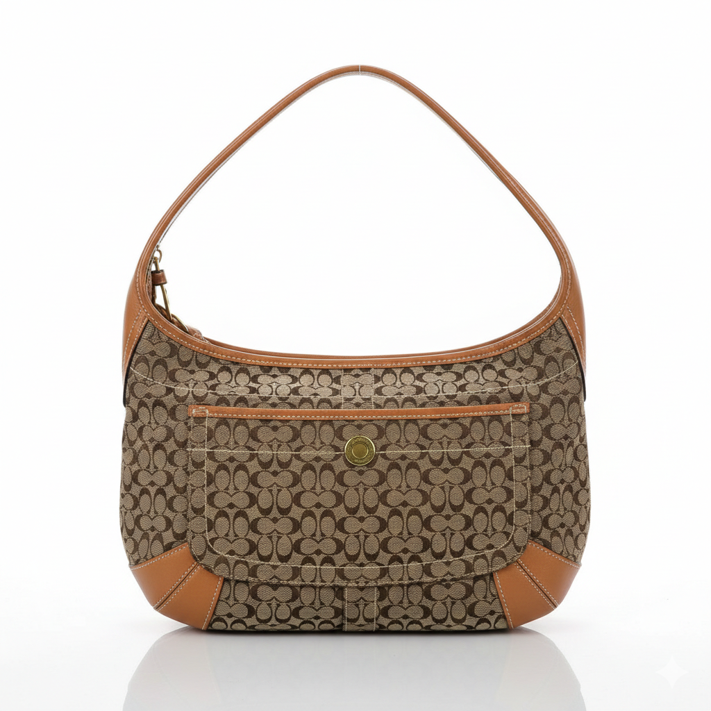 Coach Signature brown bag