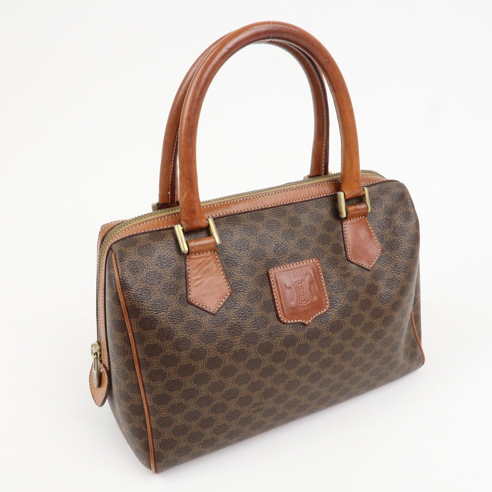 Celine Boston Bag - Brown, PVC