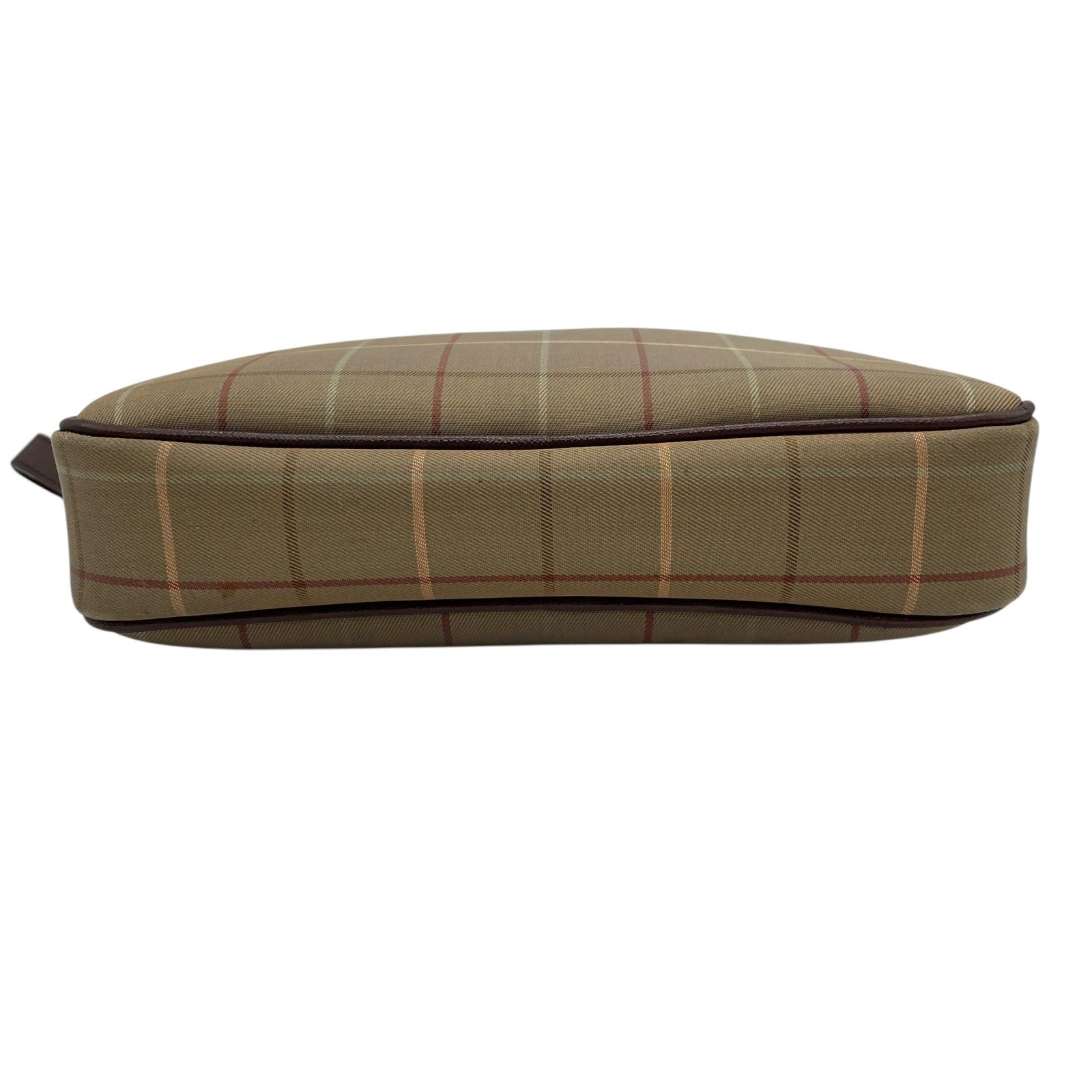 Burberry Clutch Pouch - Khaki Brown, Canvas Leather