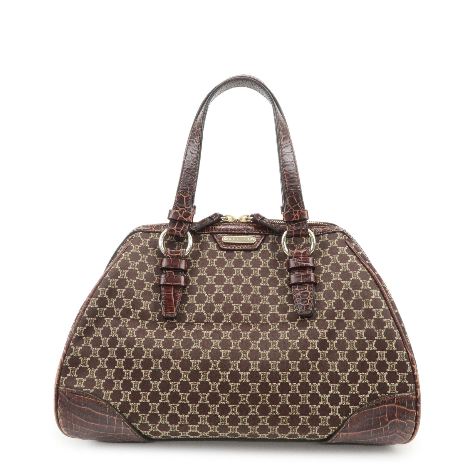 Celine celine bag Hand Bag - Brown, Canvas