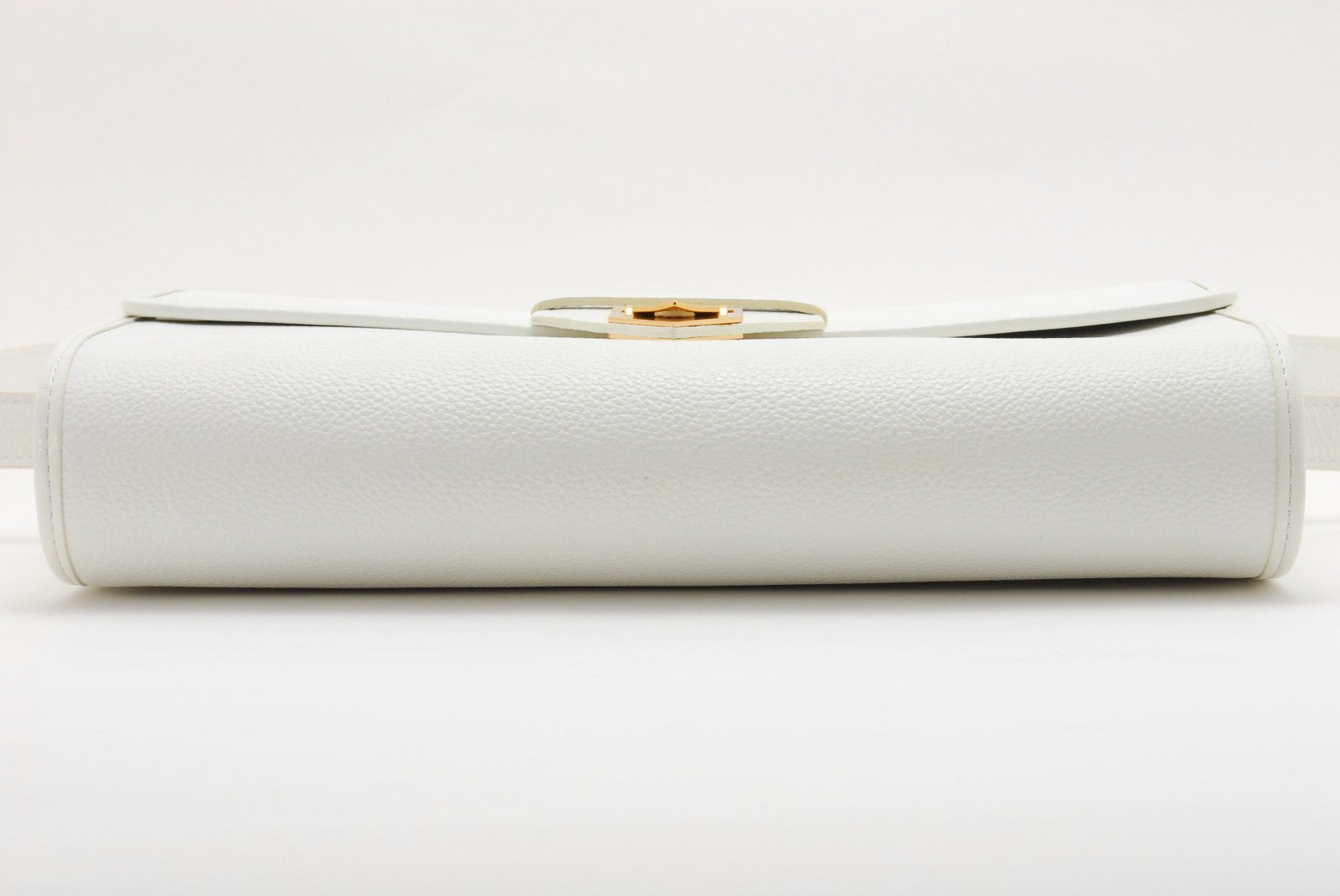 Saint Laurent YSL Shoulder Bag - Ivory, Leather