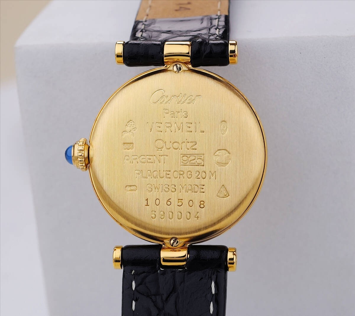 Cartier Vendome Wristwatch - Ivory, Leather