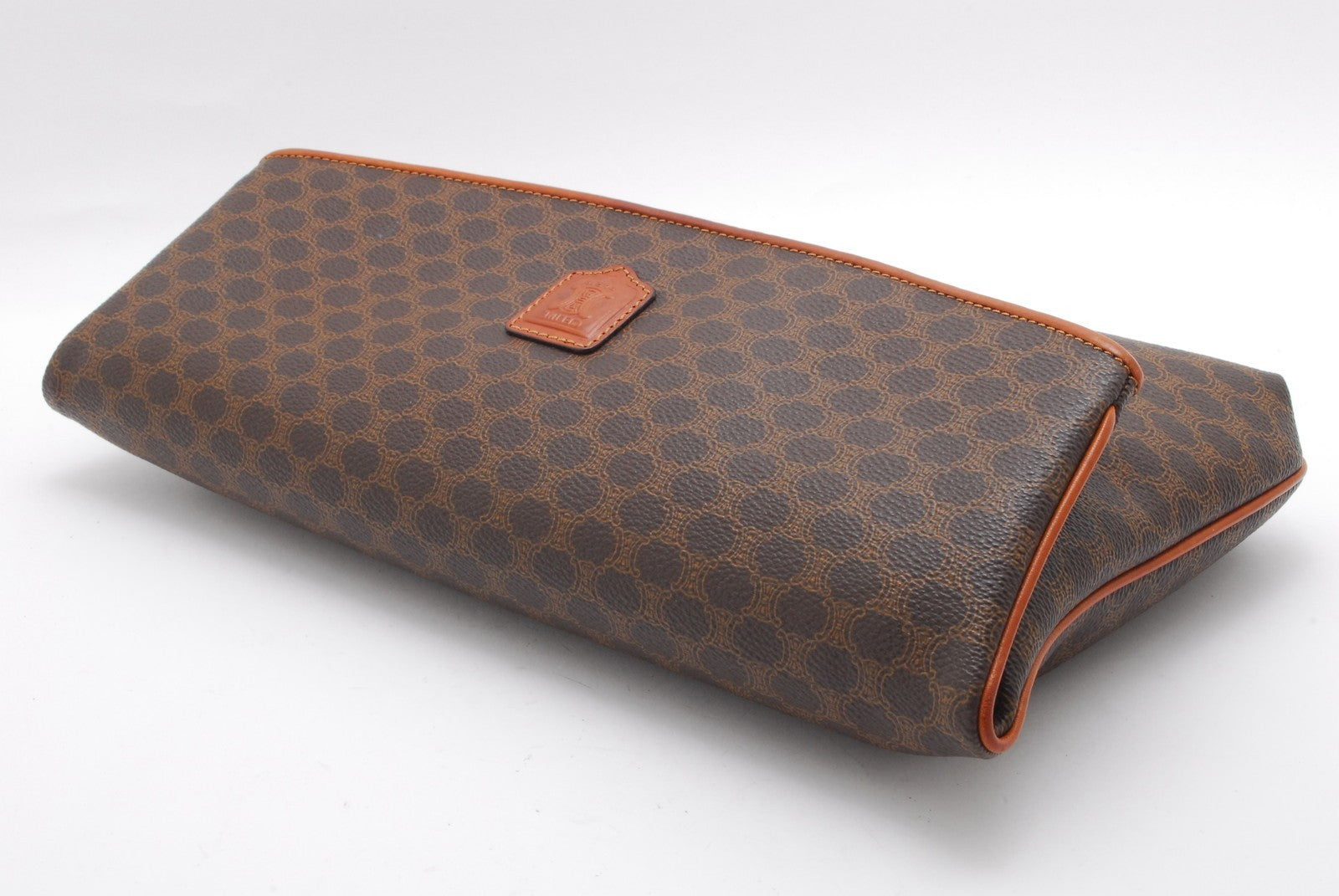 Celine Macadam Clutch Bag - Brown, Leather and PVC